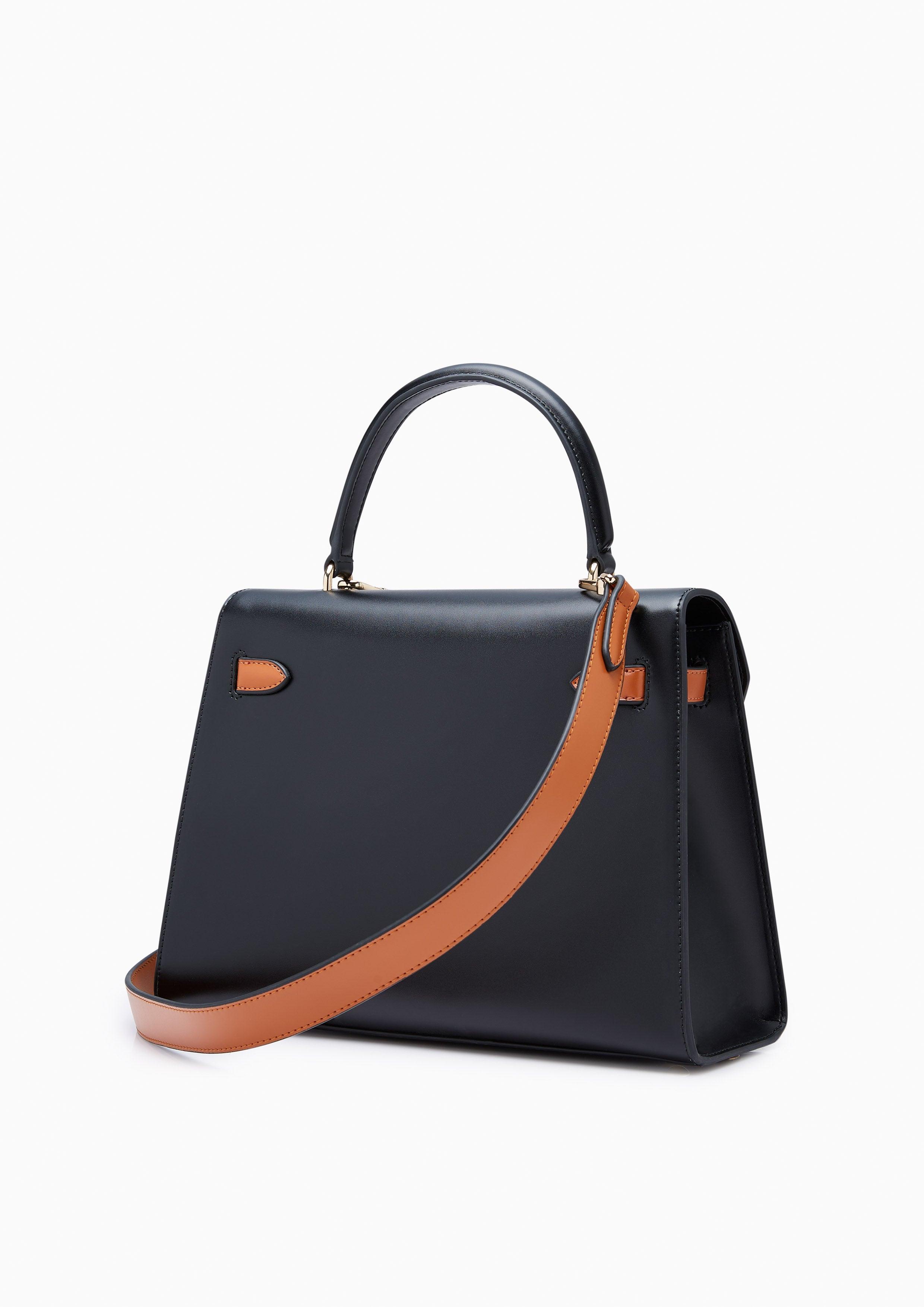 Raff Pocket L Handbag Black - Lyn TH