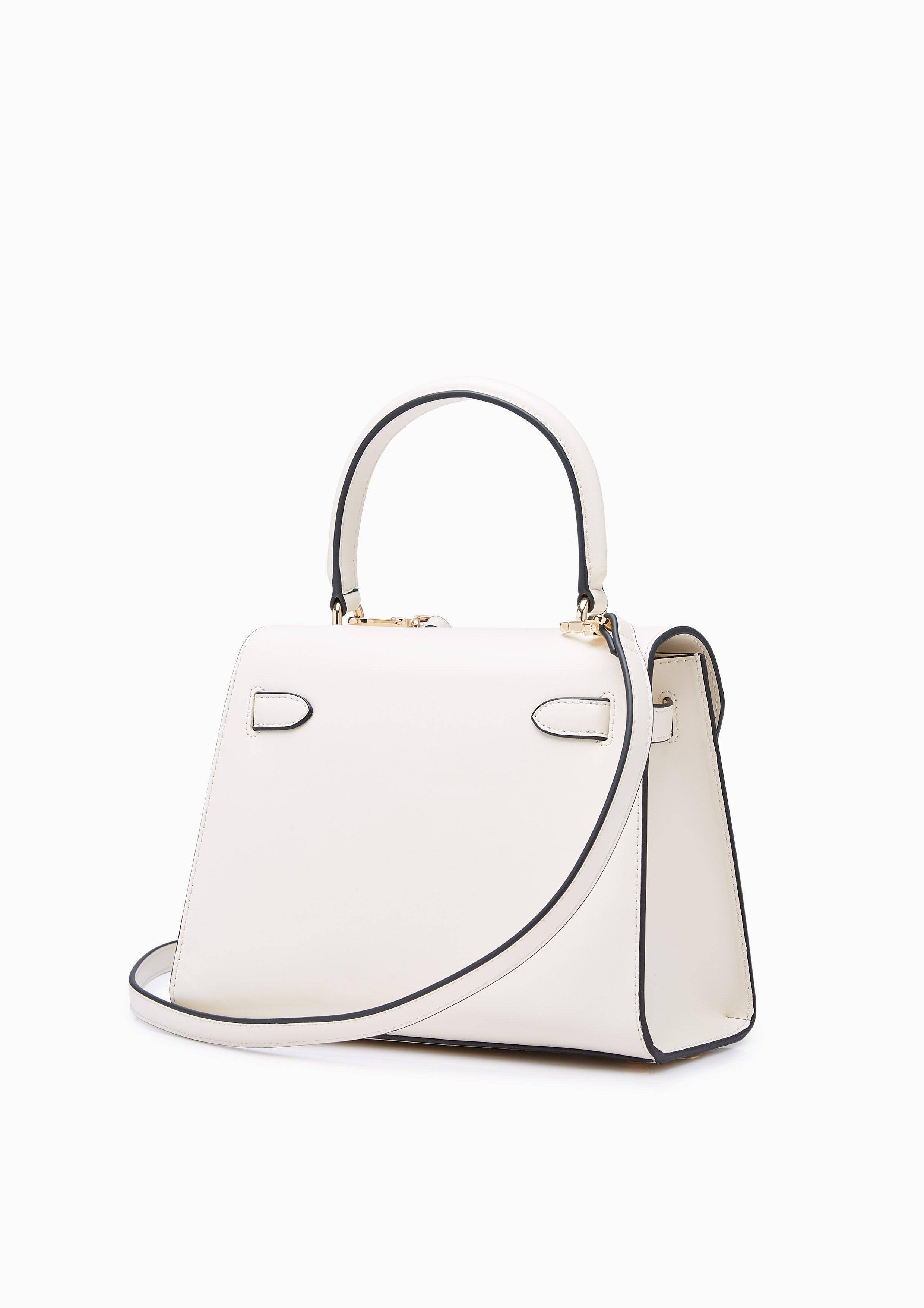 Raff Pocket M Handbag Ivory - Lyn TH