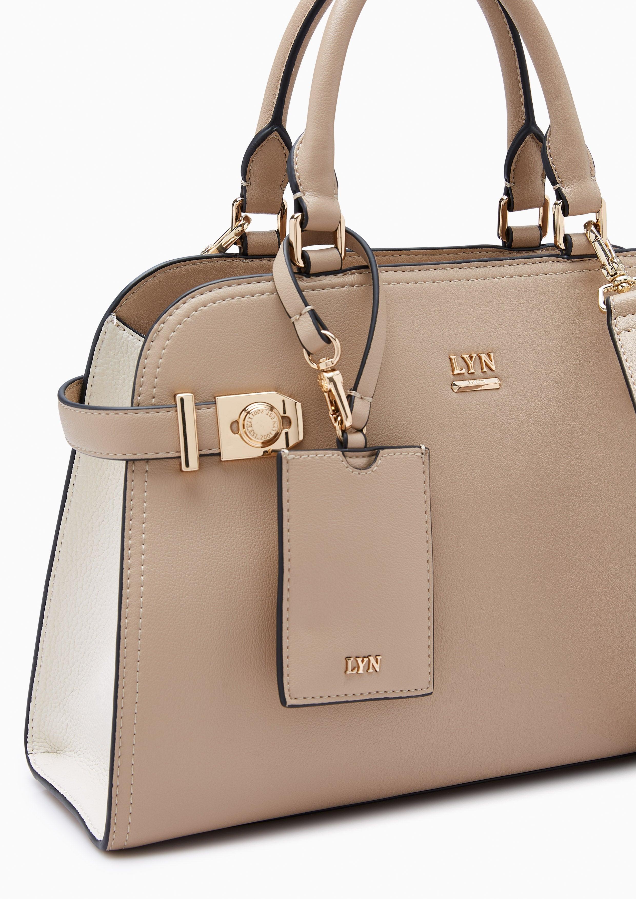 Refine L Tote Bag Beige - Lyn TH