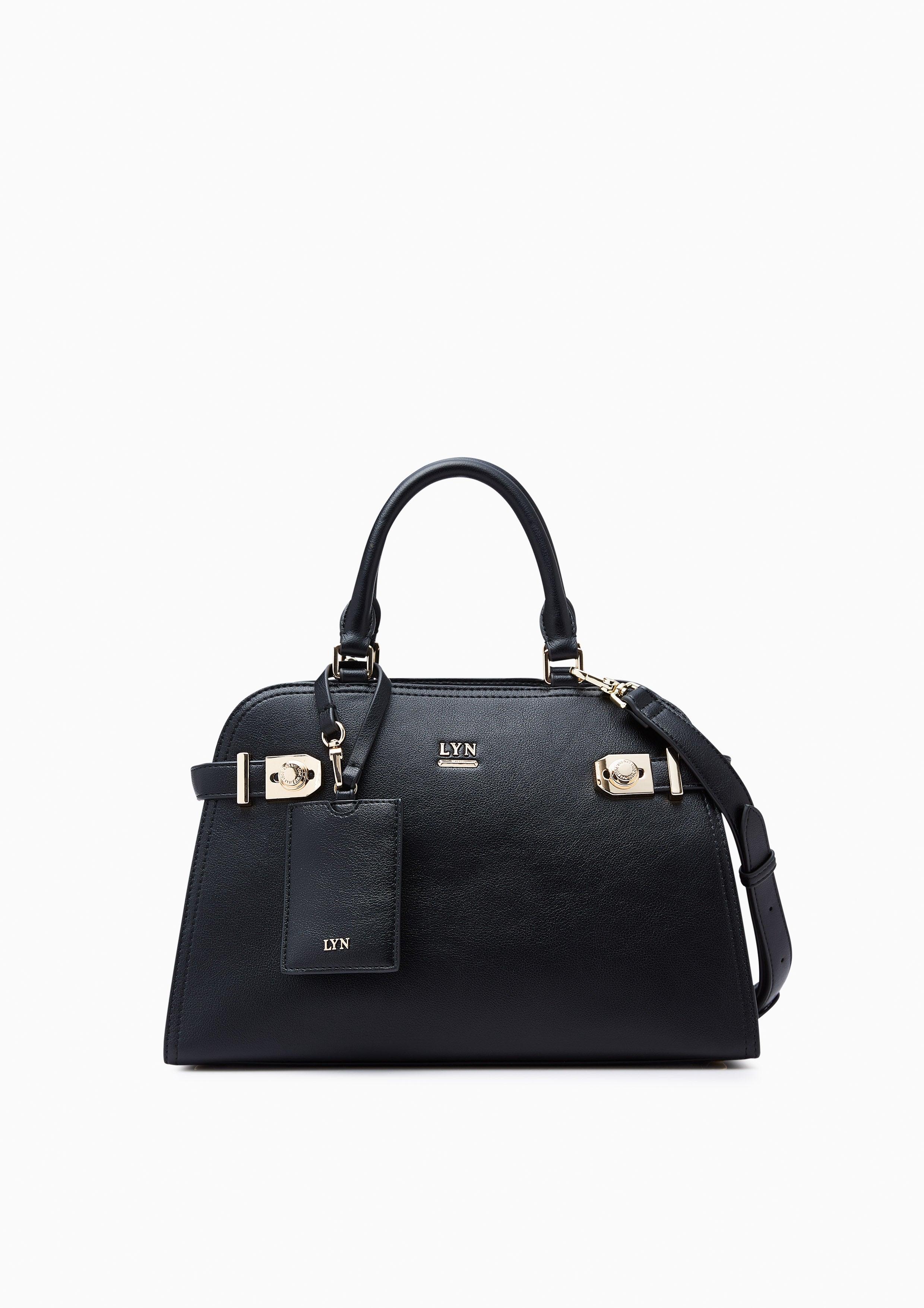 Refine L Tote Bag Black - Lyn TH