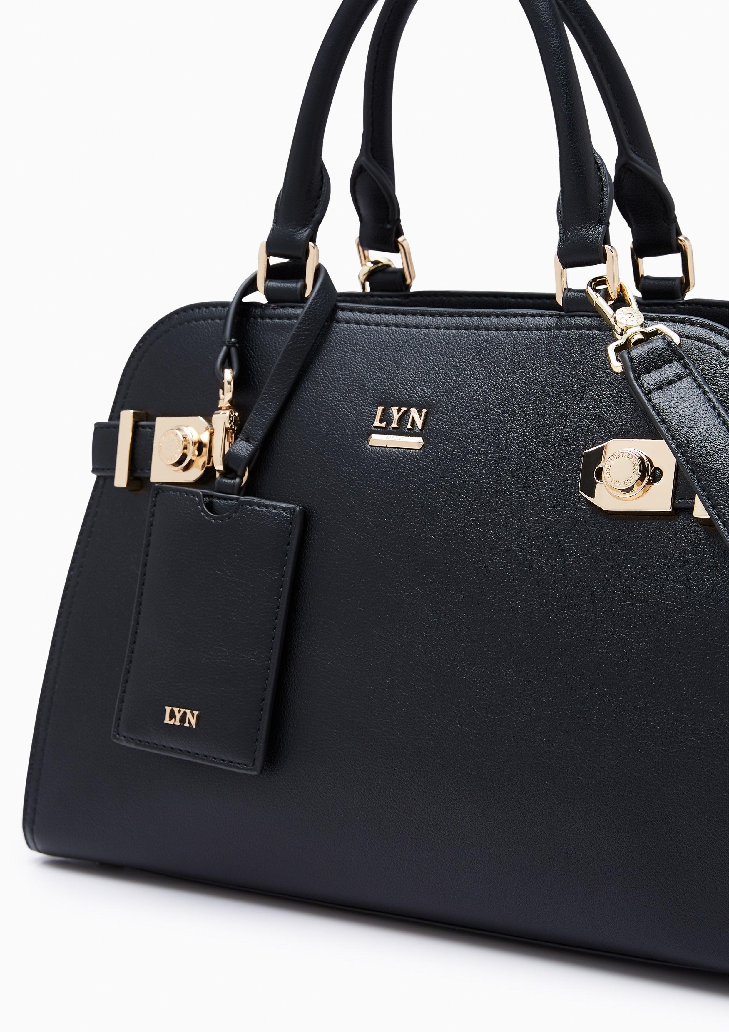 Refine L Tote Bag Black - Lyn TH