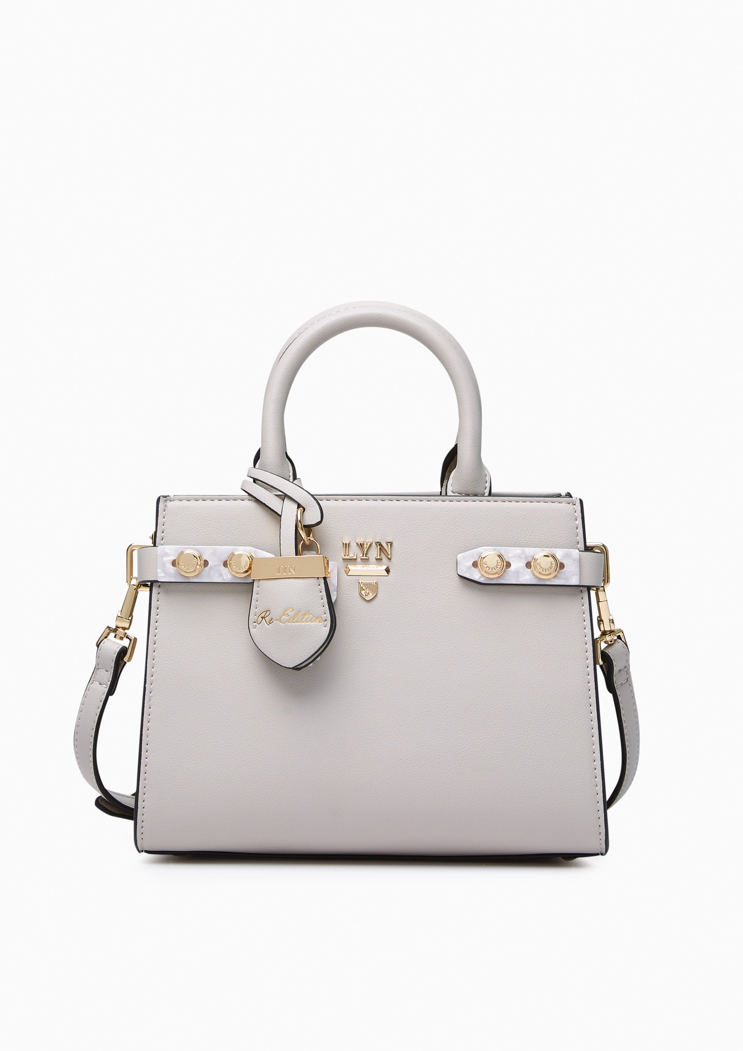 Re-Edit Marble S Tote Bag Grey - Lyn TH