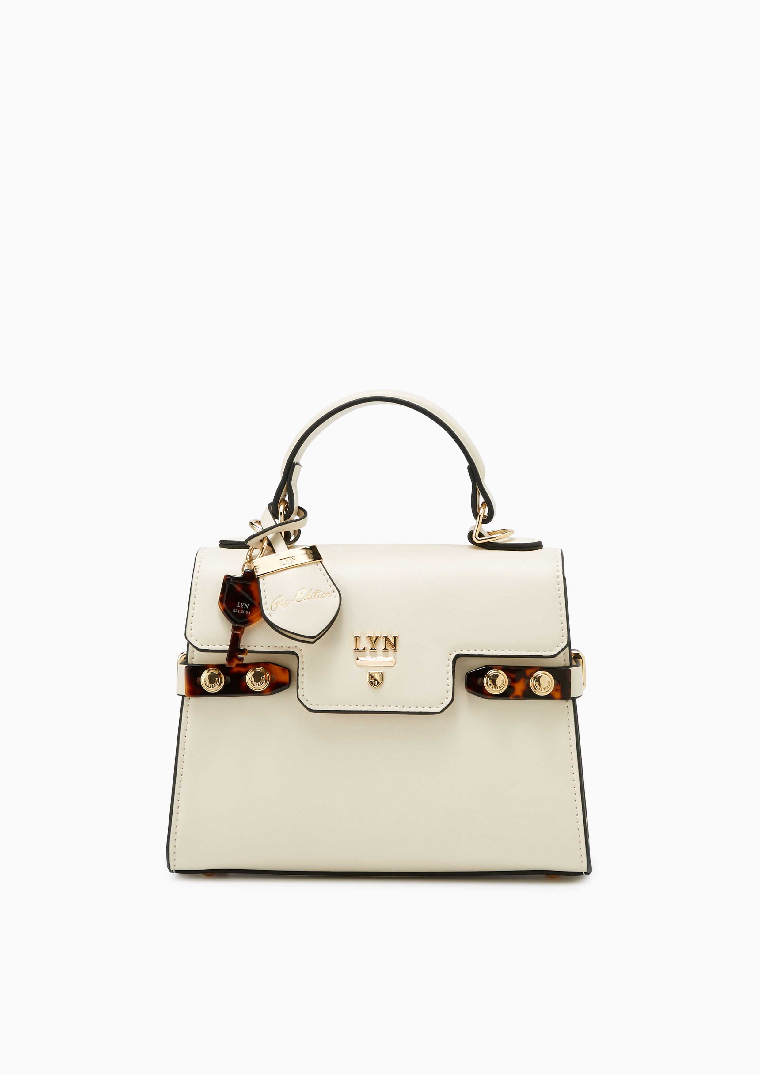 Re-Edit Marble S Handbag Ivory - Lyn TH