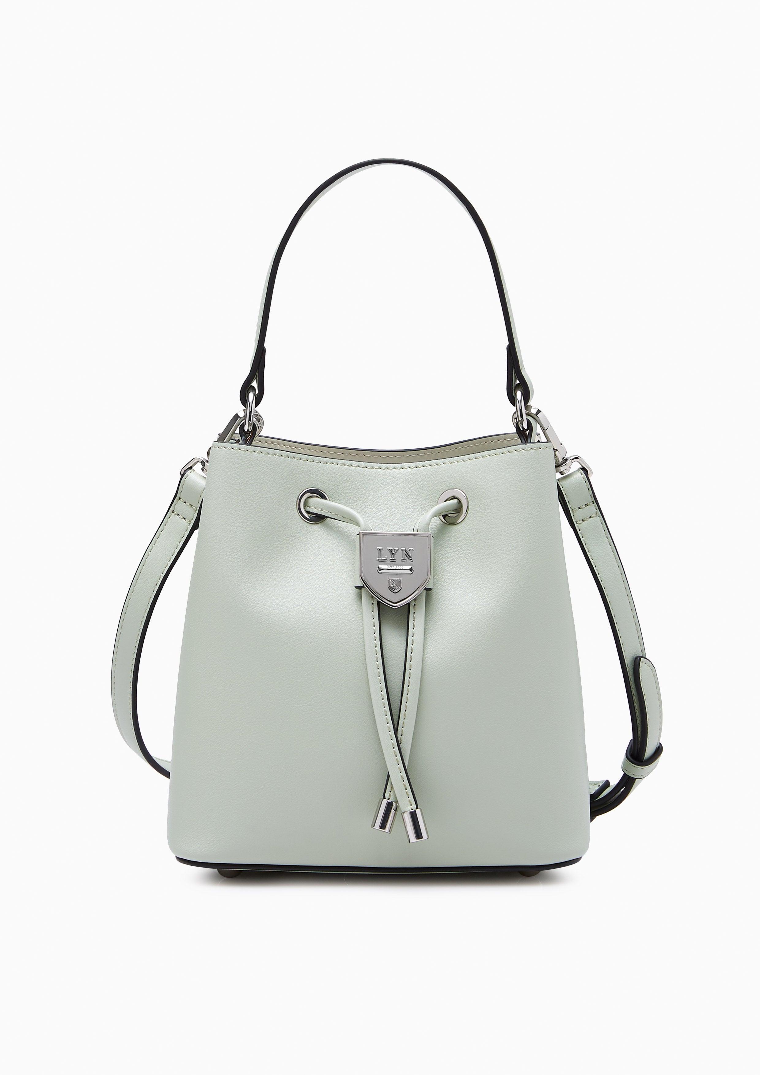 Re-Edit Marble Mini Bucket Bag Light Green - Lyn TH