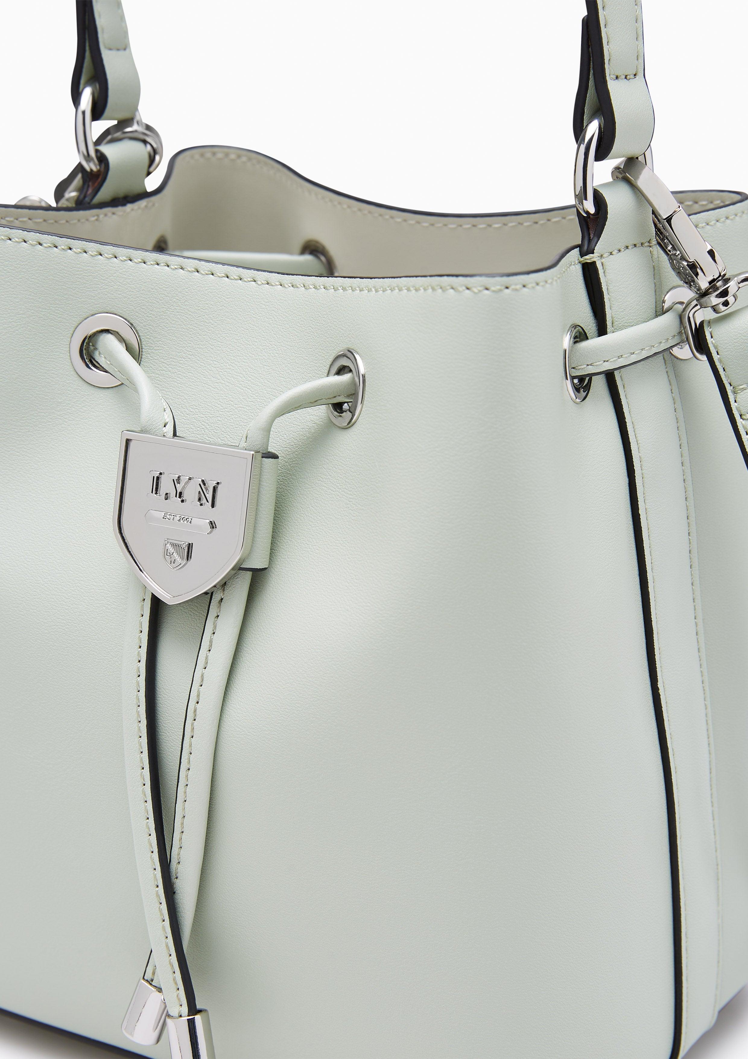 Re-Edit Marble Mini Bucket Bag Light Green - Lyn TH