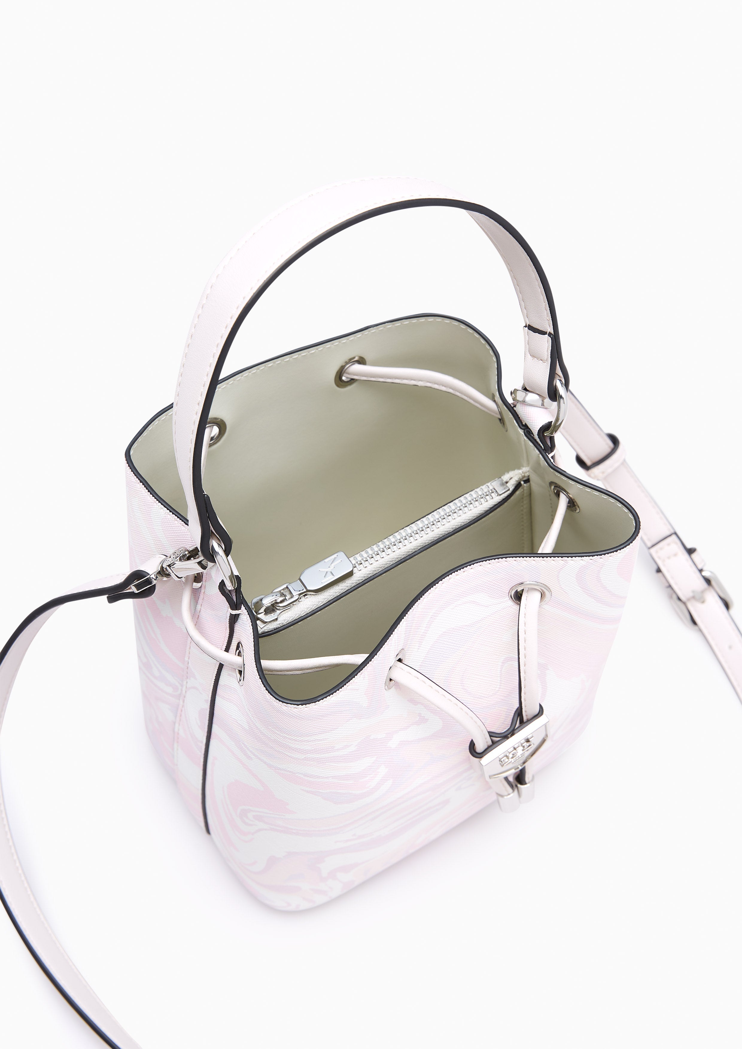 Re-Edit Marble Mini Bucket Bag Light Pink - Lyn TH