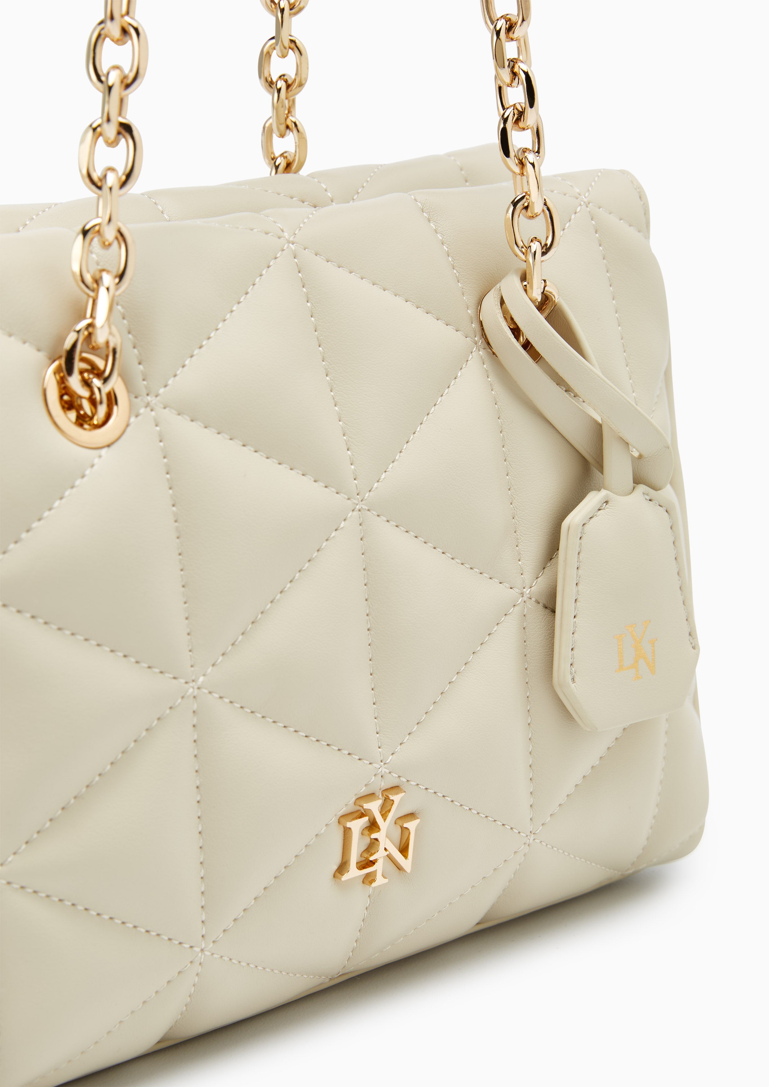 Trino S Tote Bag Ivory - Lyn TH