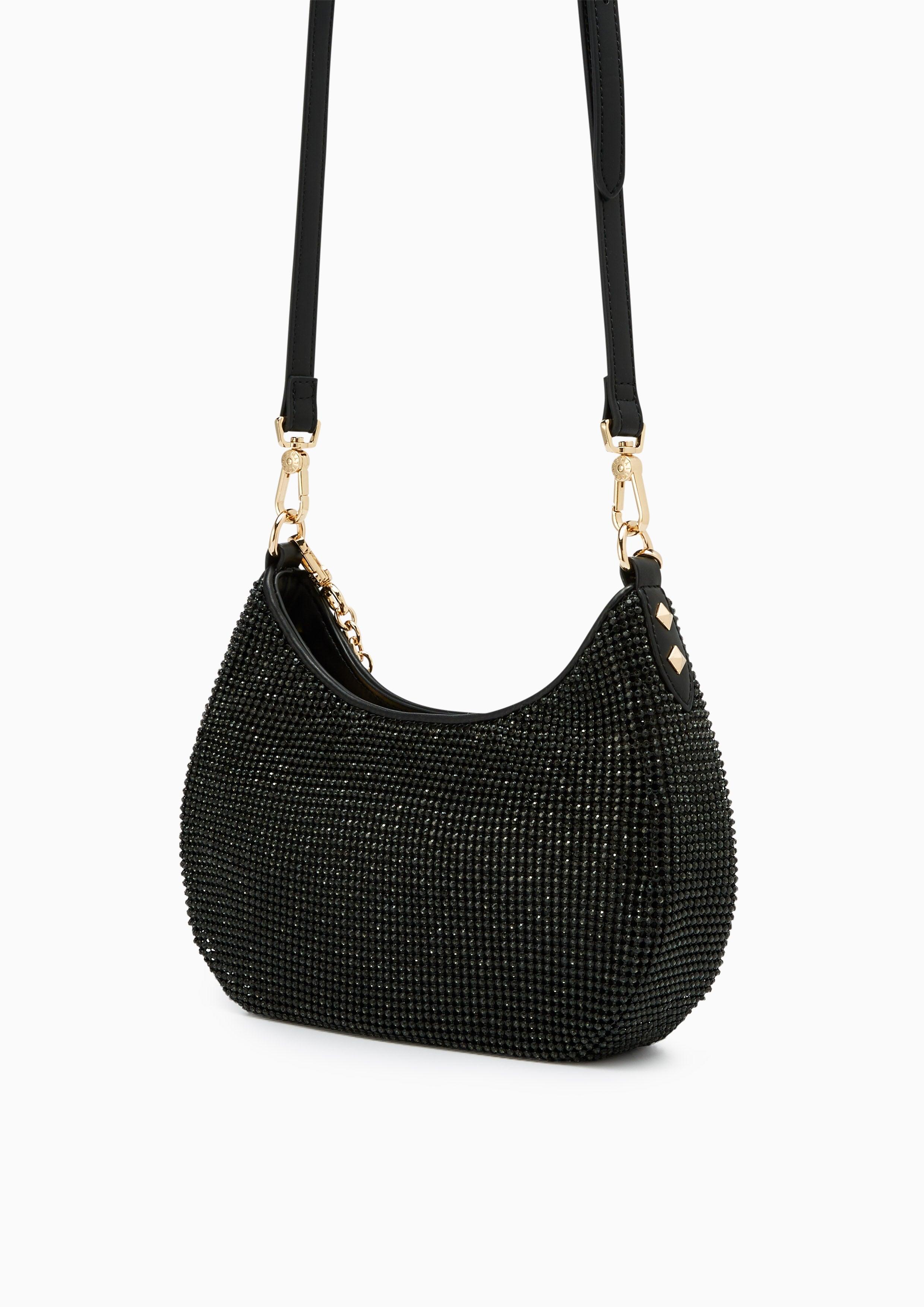 Cheri Shoulder S Crystal Bag Black