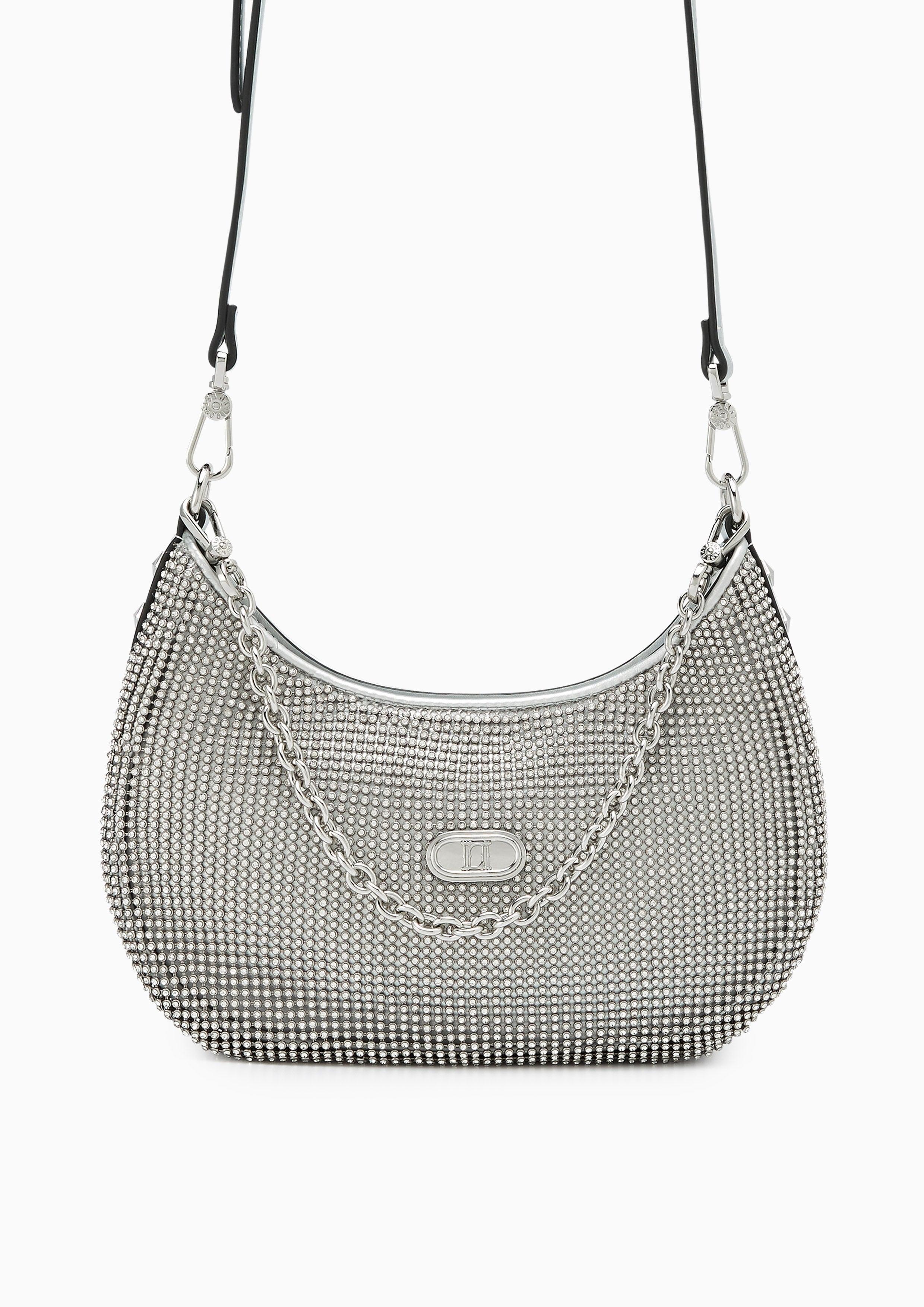 Cheri Shoulder S Crystal Bag Silver