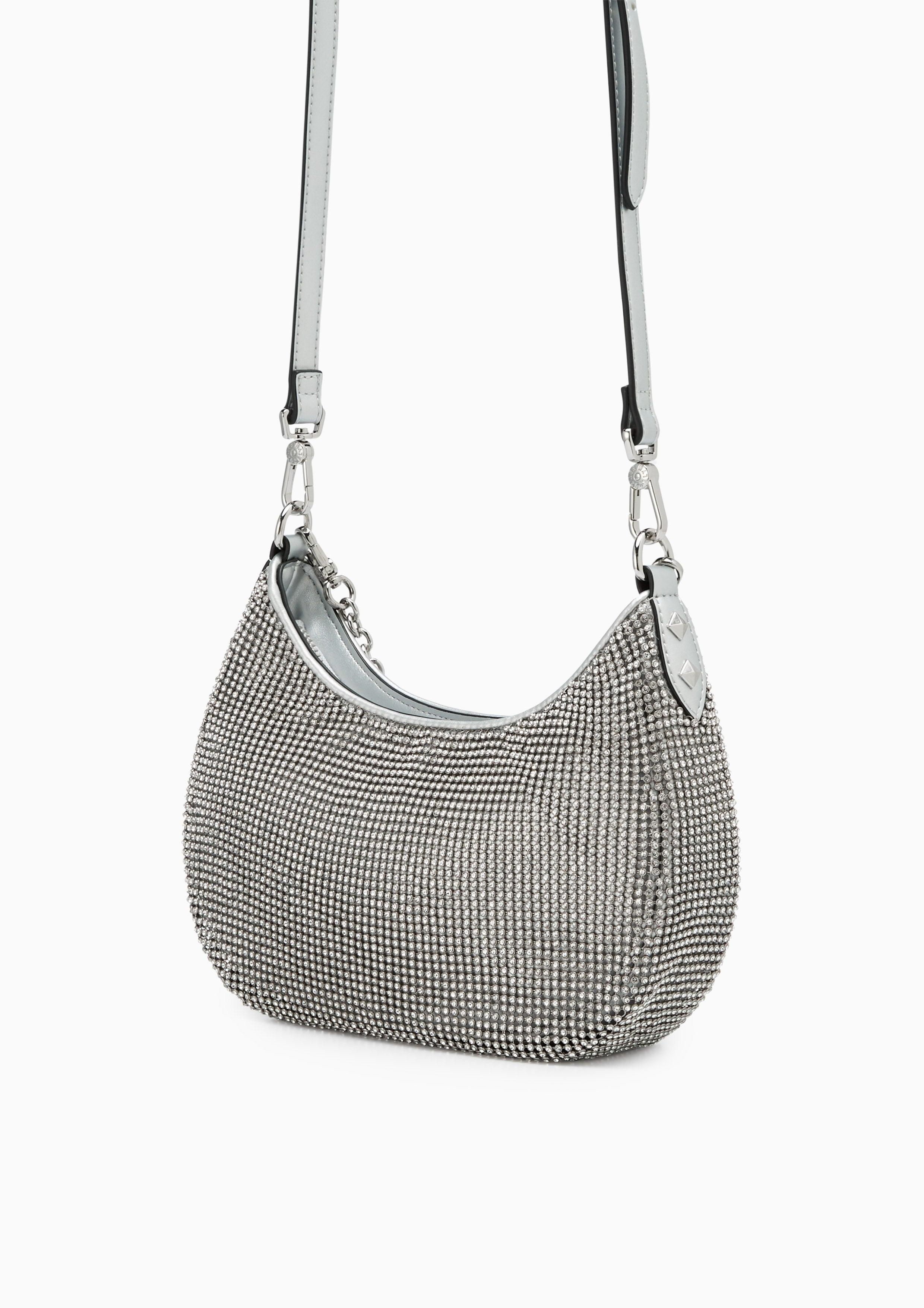 Cheri Shoulder S Crystal Bag Silver