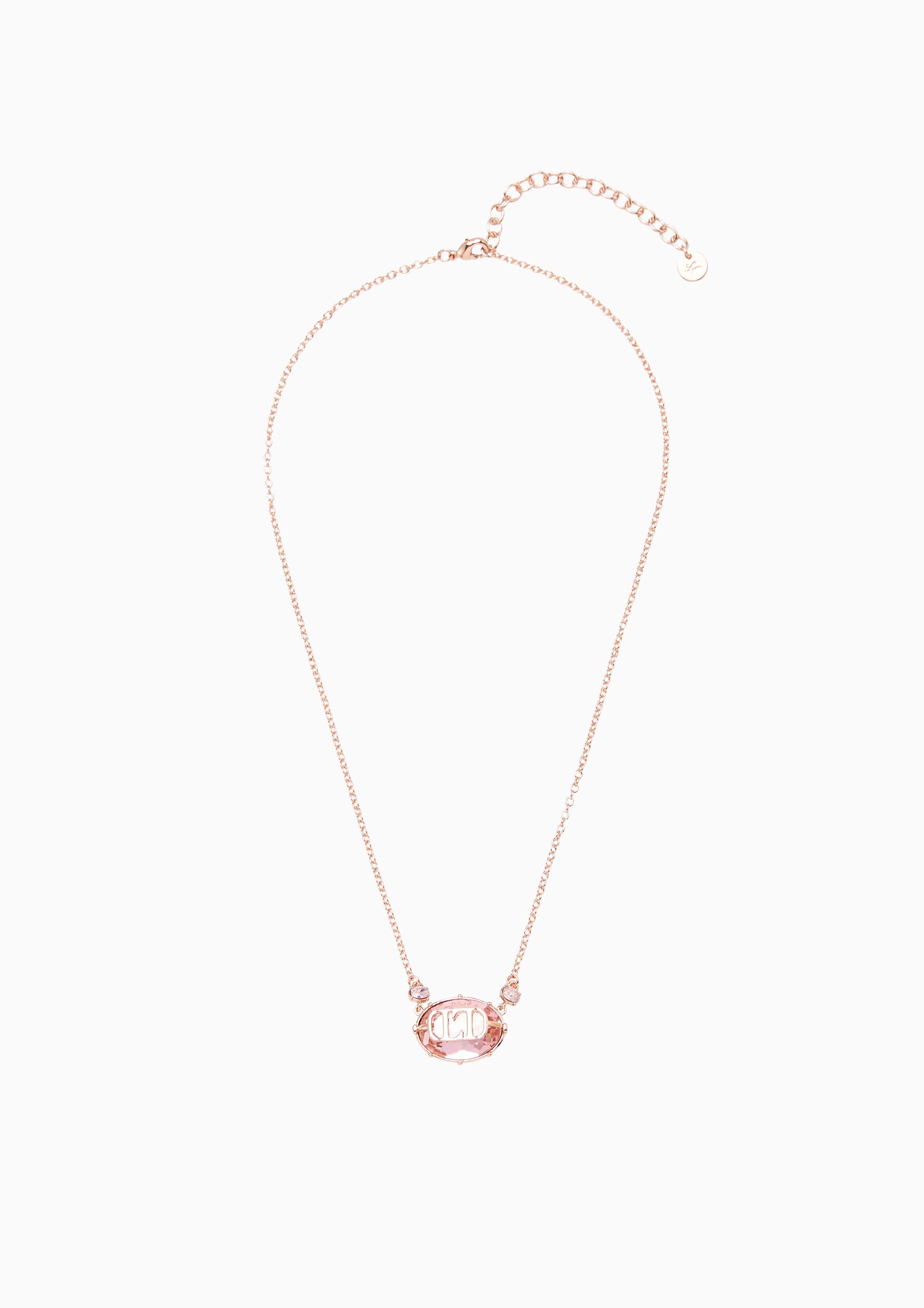 Lalari Gem Necklace Jewellery Rose Gold - Lyn TH