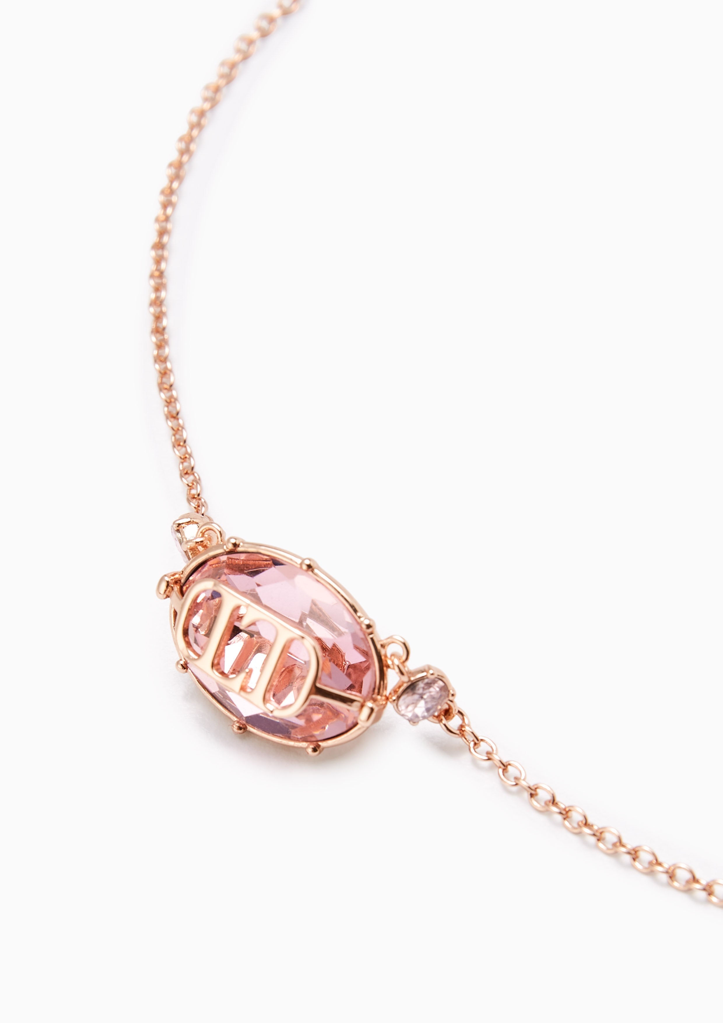 Lalari Gem Necklace Jewellery Rose Gold - Lyn TH