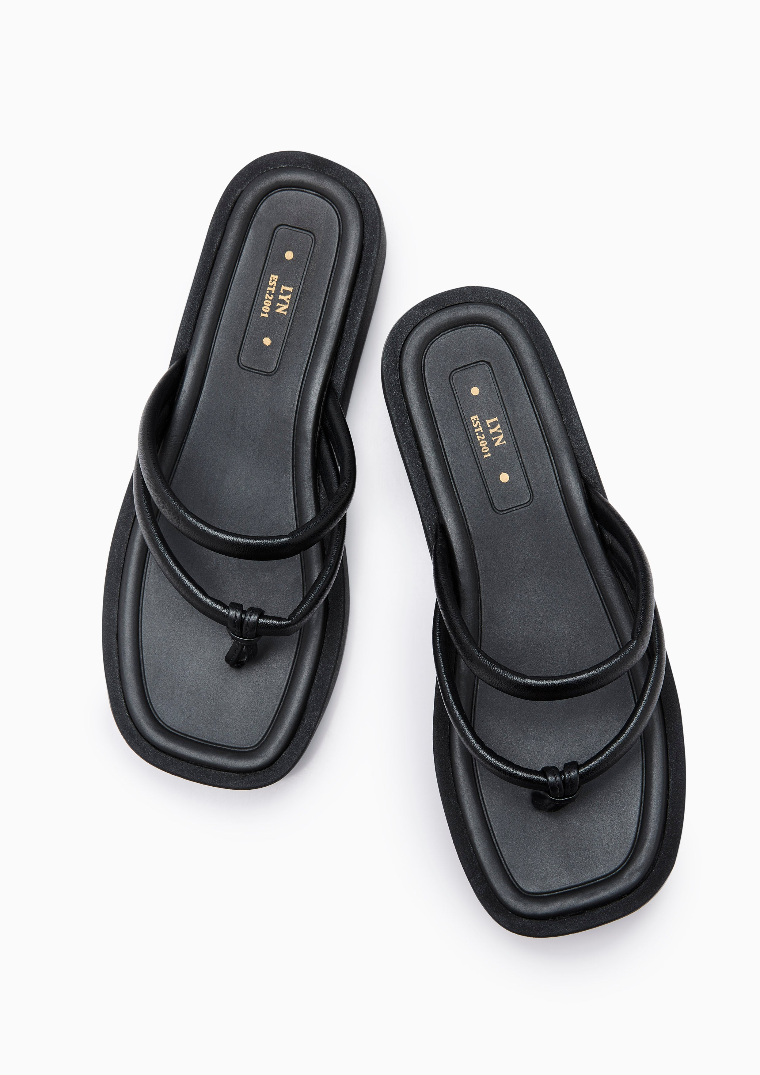 Bacca Platform Sandals Black