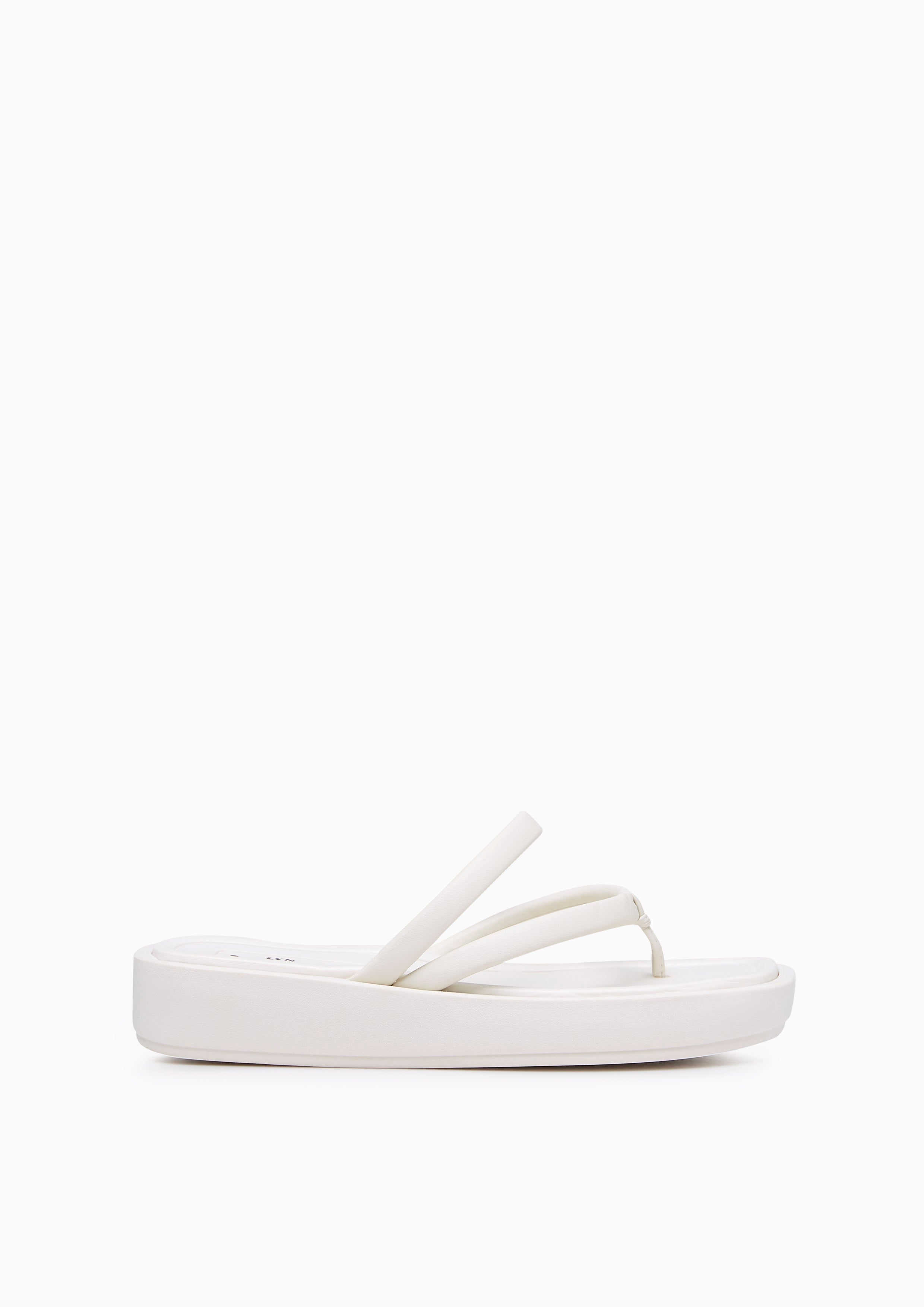 Bacca Platform Sandals Off-White