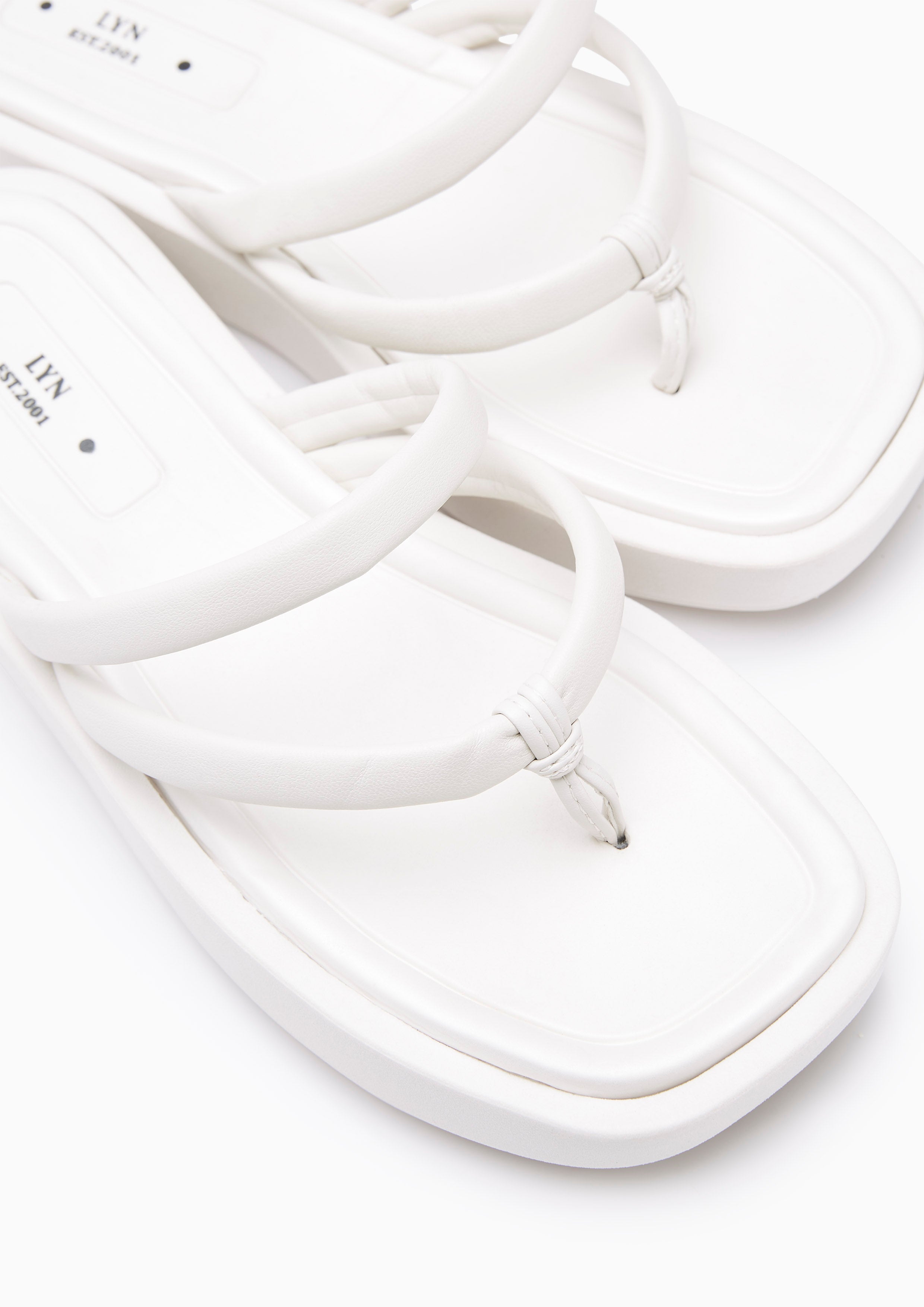 Bacca Platform Sandals Off-White