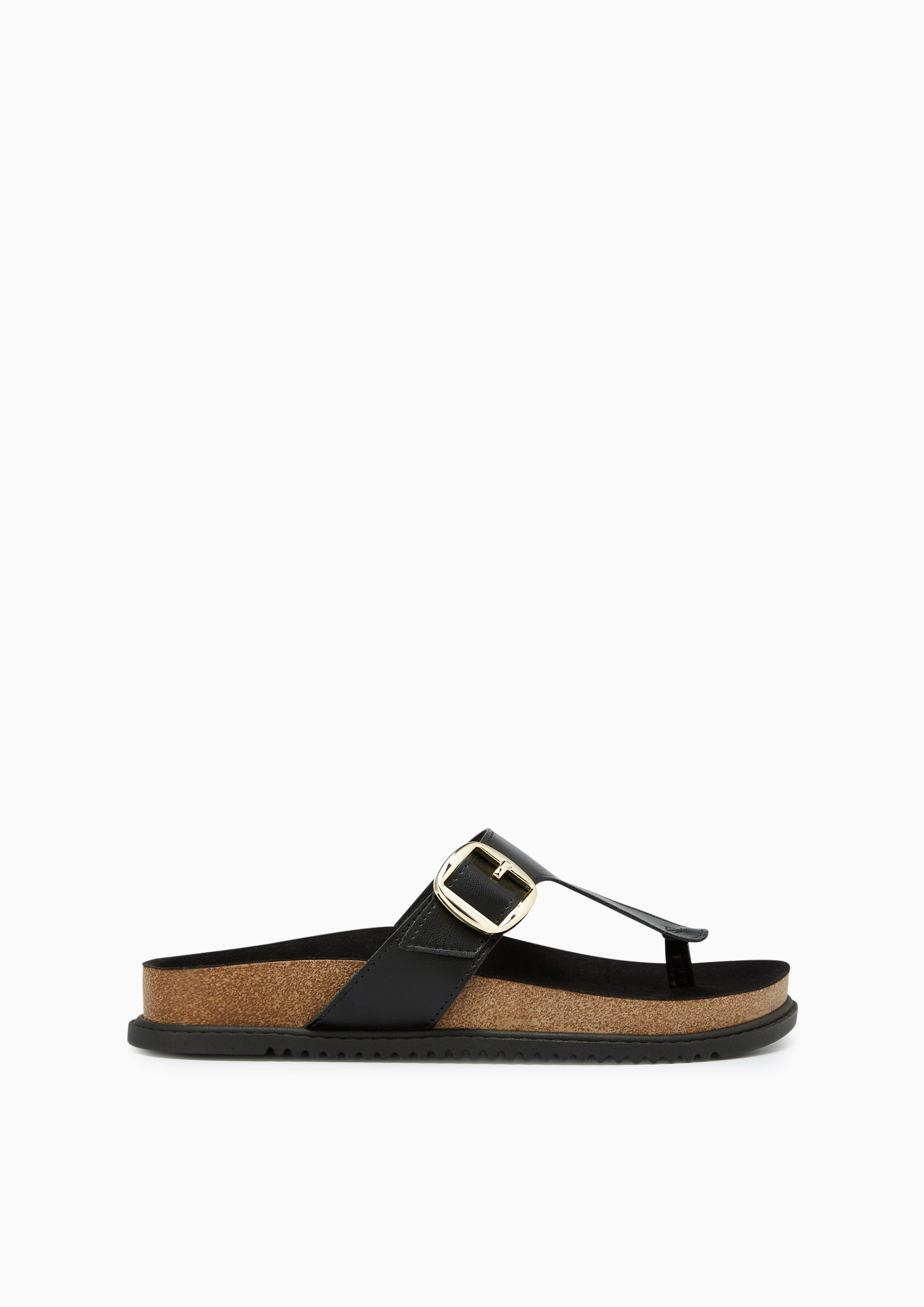 Biming Flat Sandals Black