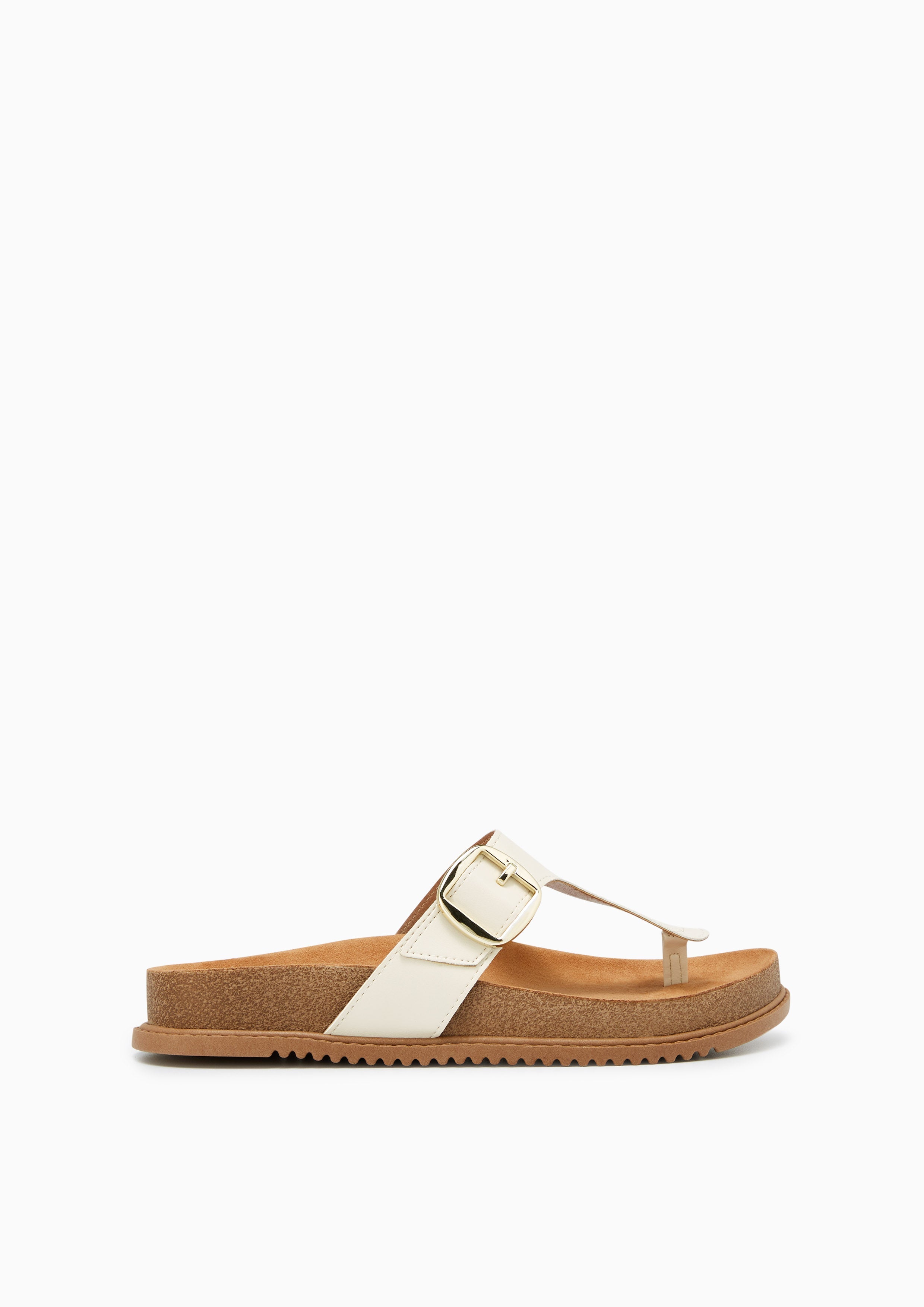 Biming Flat Sandals Off-White