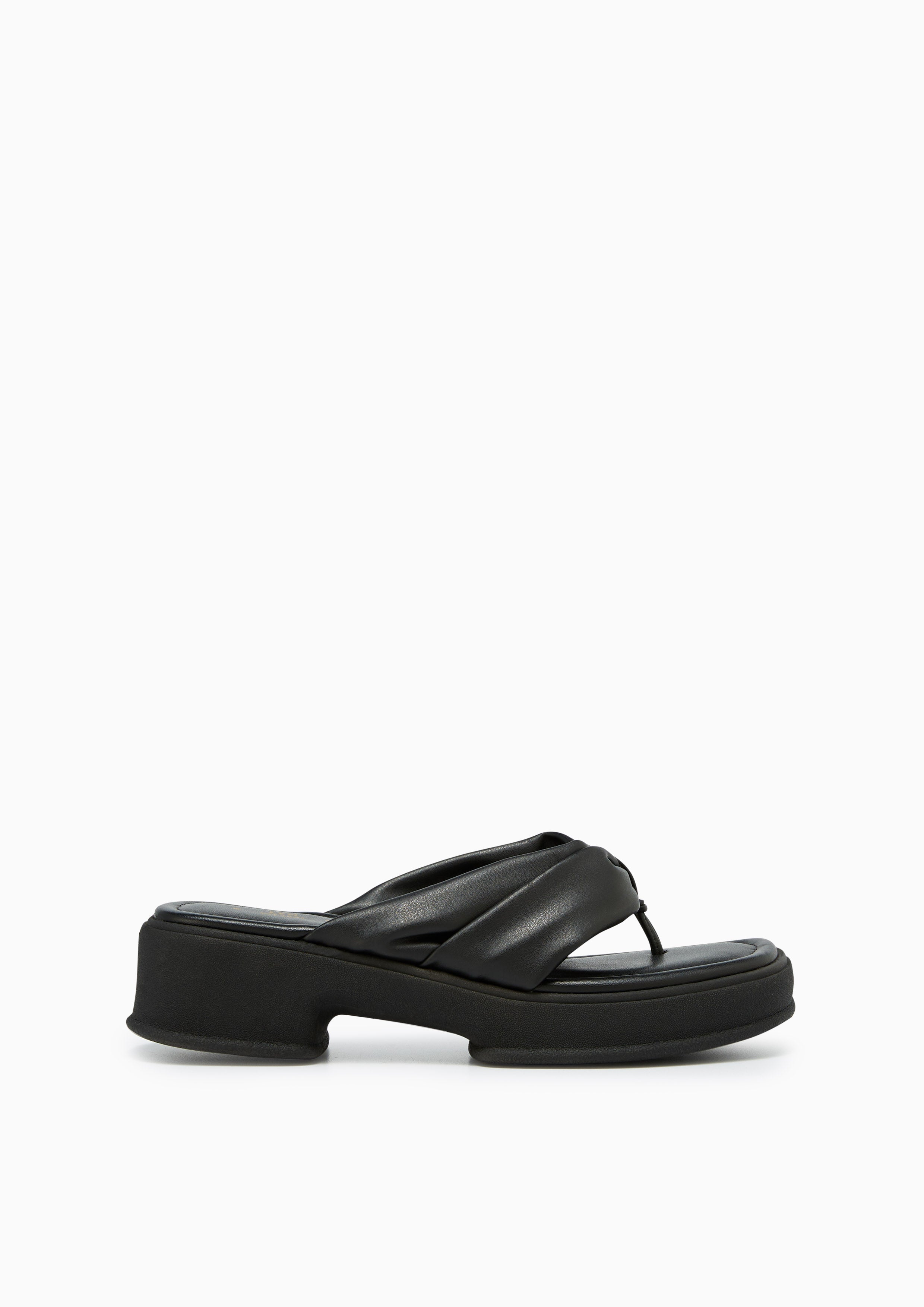 Bray Platform Sandals Black