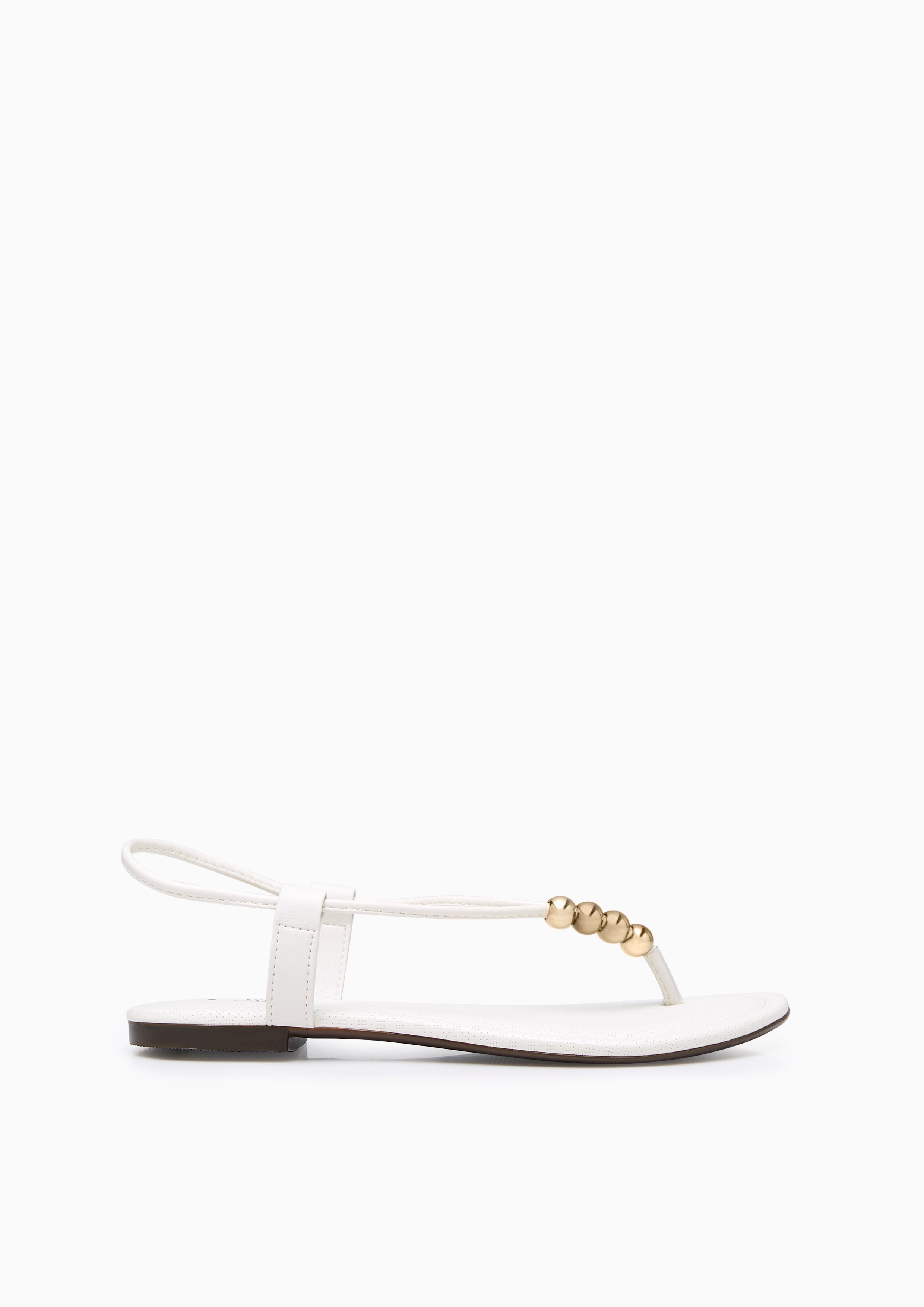 Bryna Flat Sandals Off-White