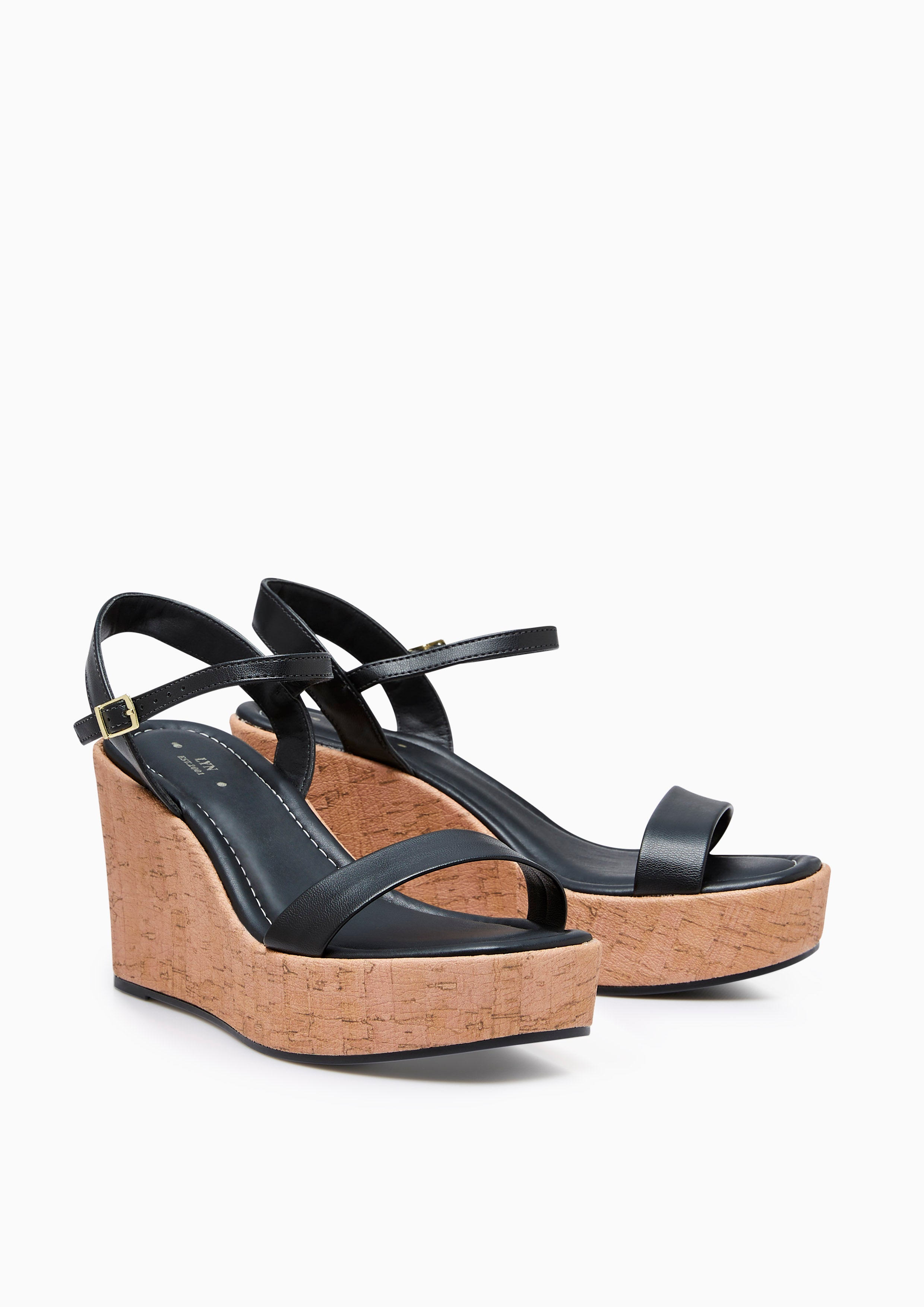 Bibiana Wedges Black