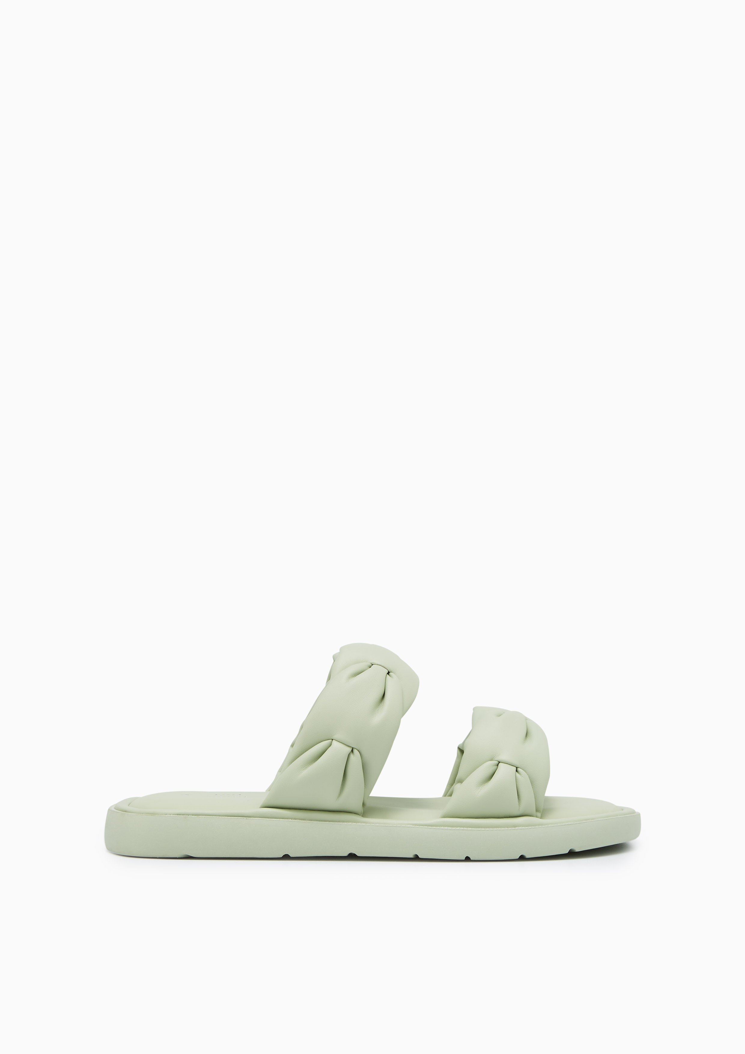 Biscotti Flat Sandals Green - Lyn TH