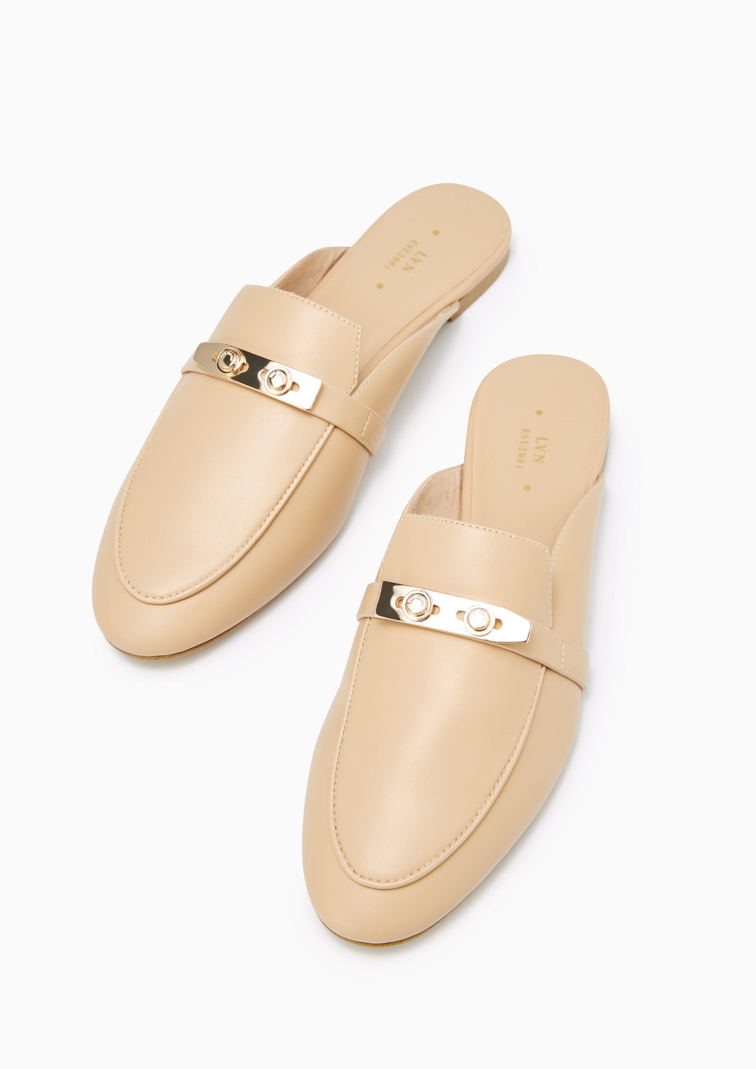 Master Flat Mules Beige - Lyn TH