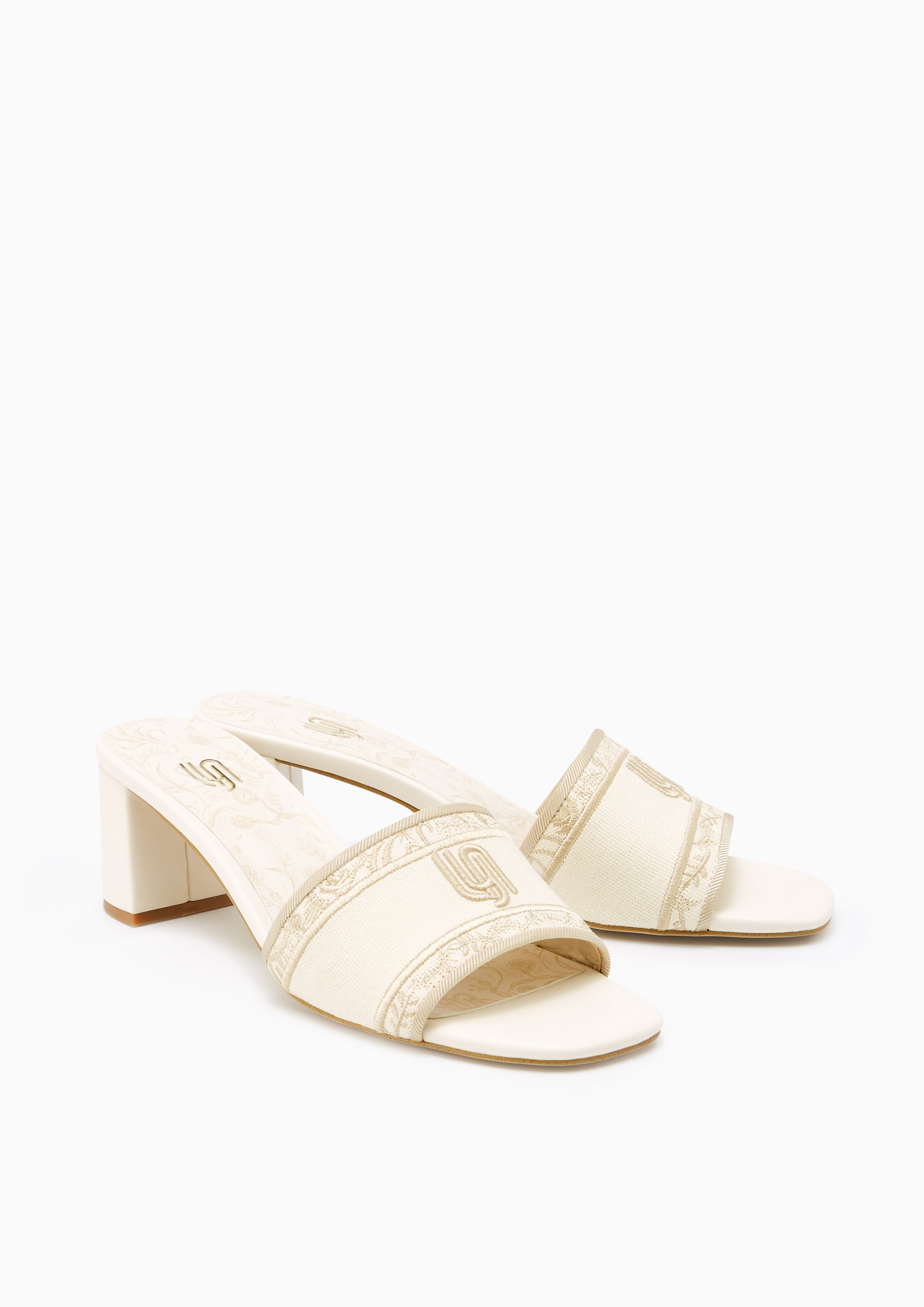 Maiden Mid Infinite Sandals Ivory - Lyn TH