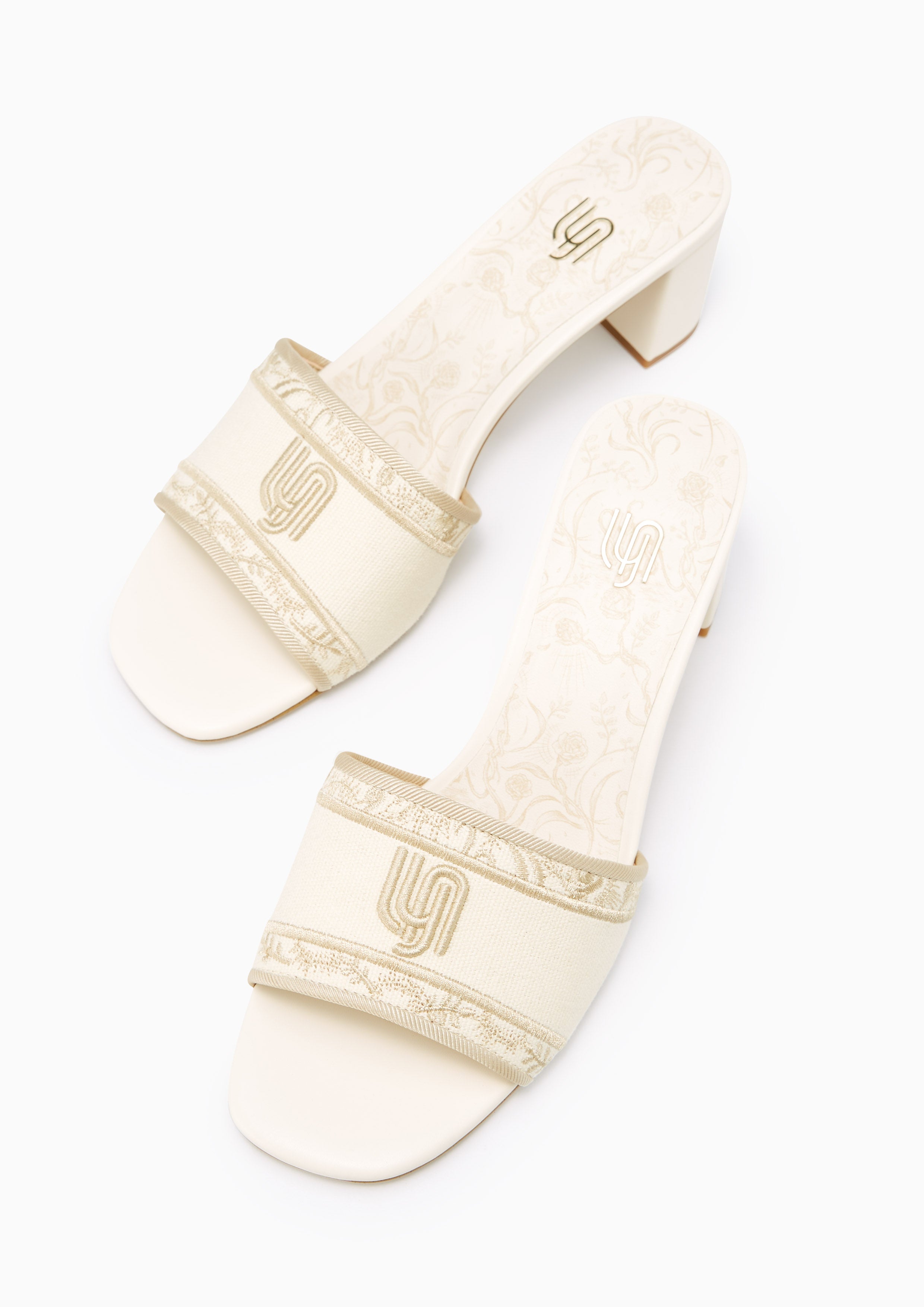 Maiden Mid Infinite Sandals Ivory - Lyn TH