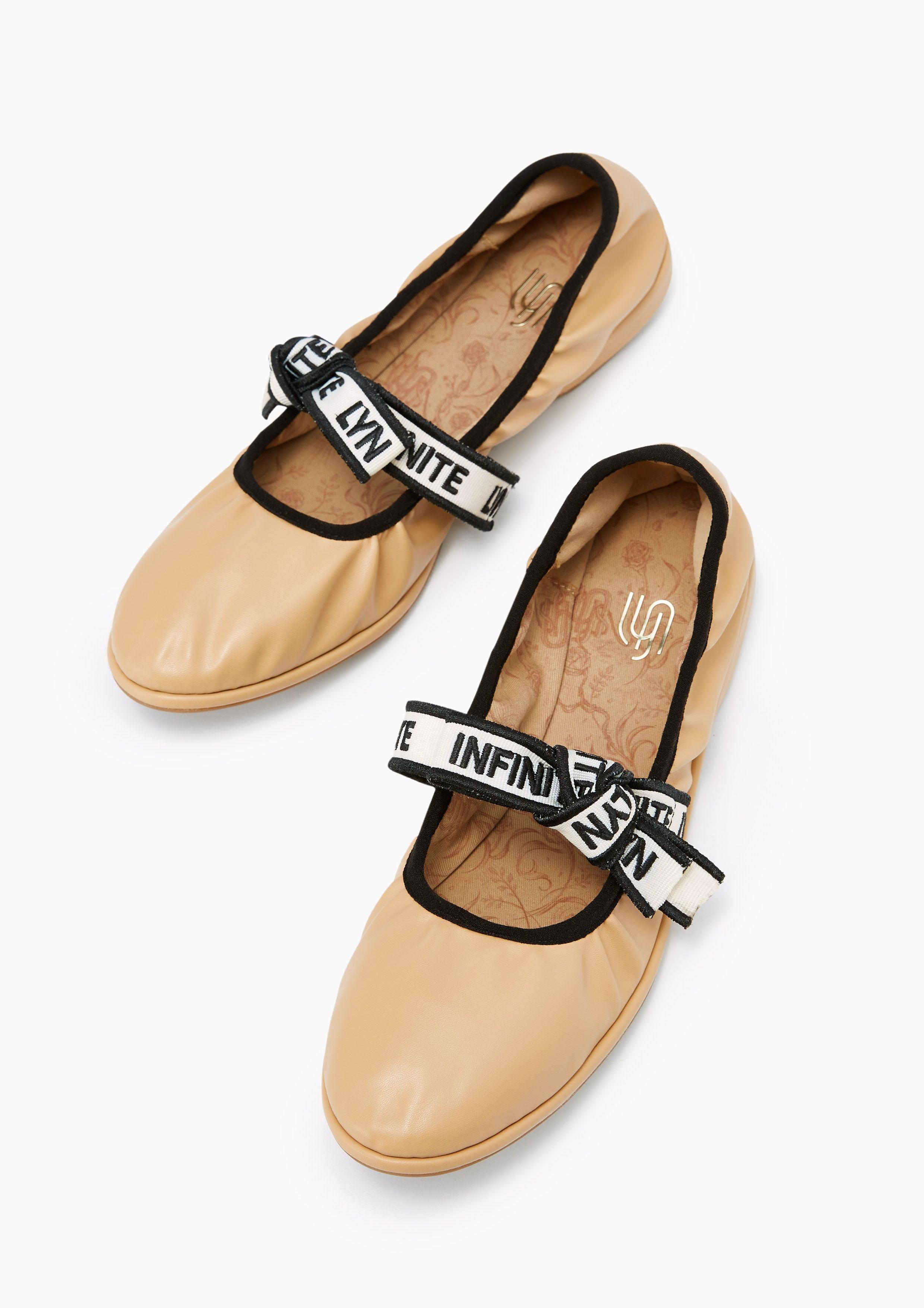 Maiden Inifinite Ballerinas Dark Beige - Lyn TH