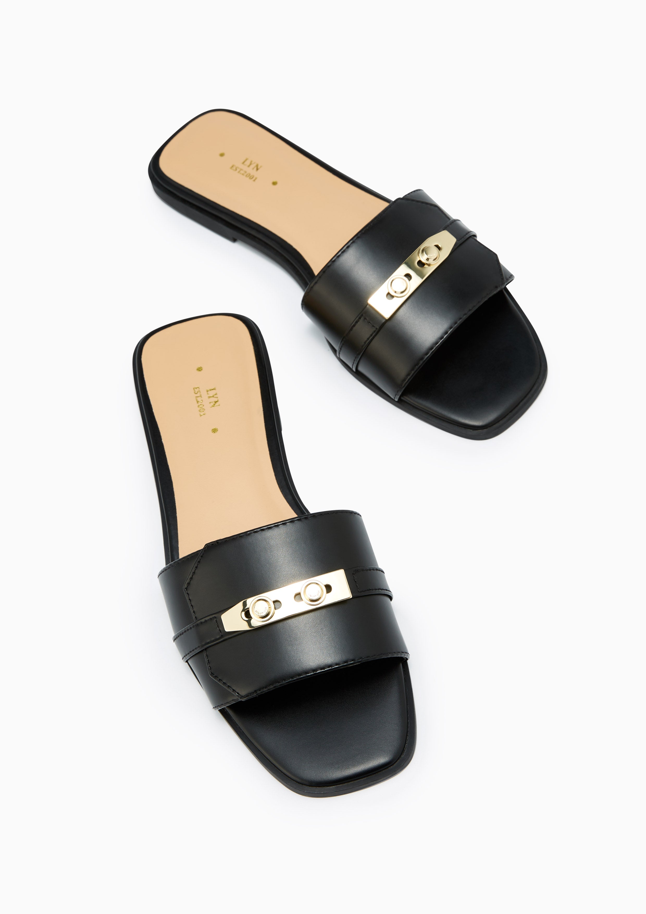 Master Flat Sandals Black - Lyn TH