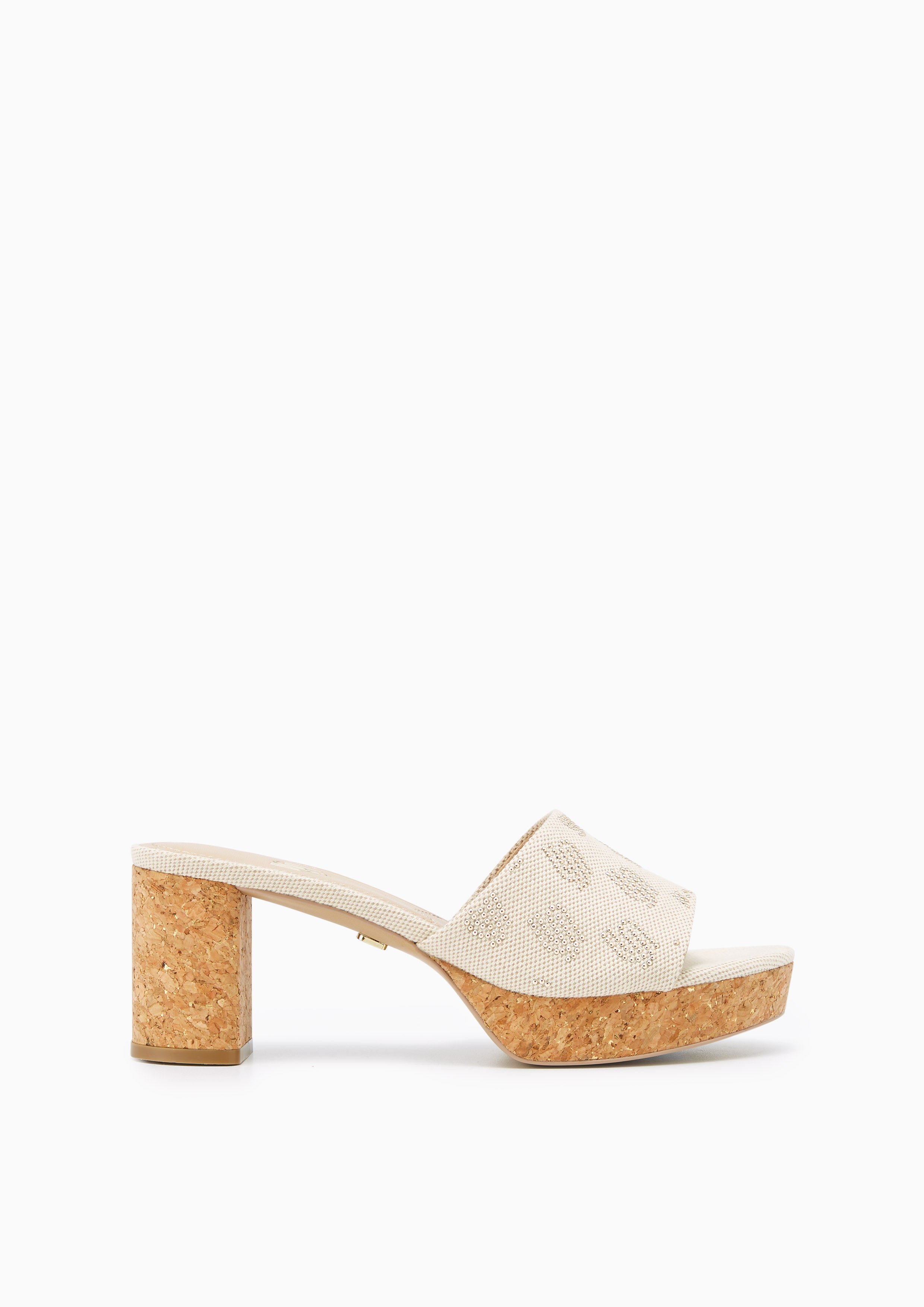 Prive Infinite Low Heel Sandals Beige - Lyn TH