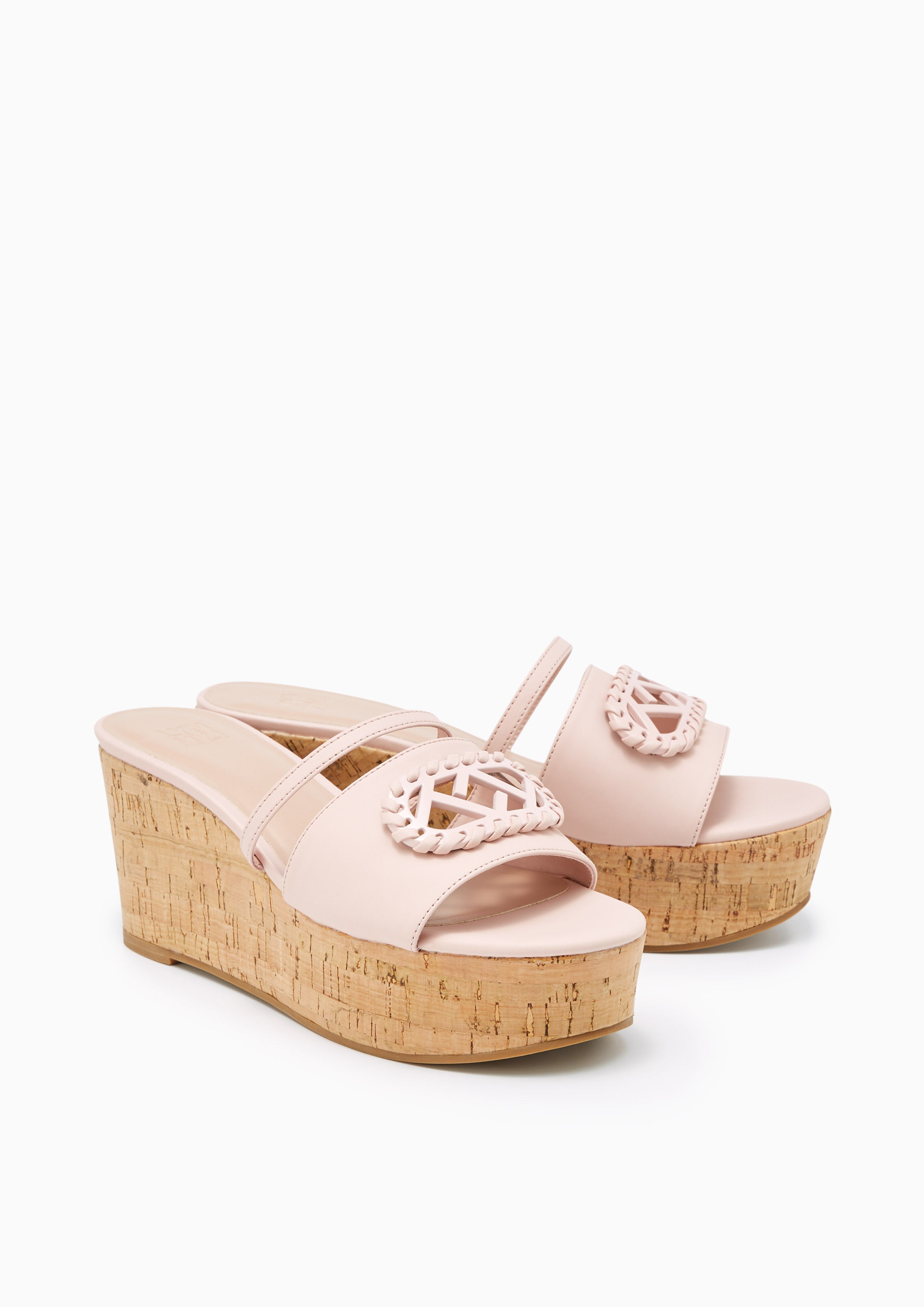 Lili Wedge Sandals Pink - Lyn TH