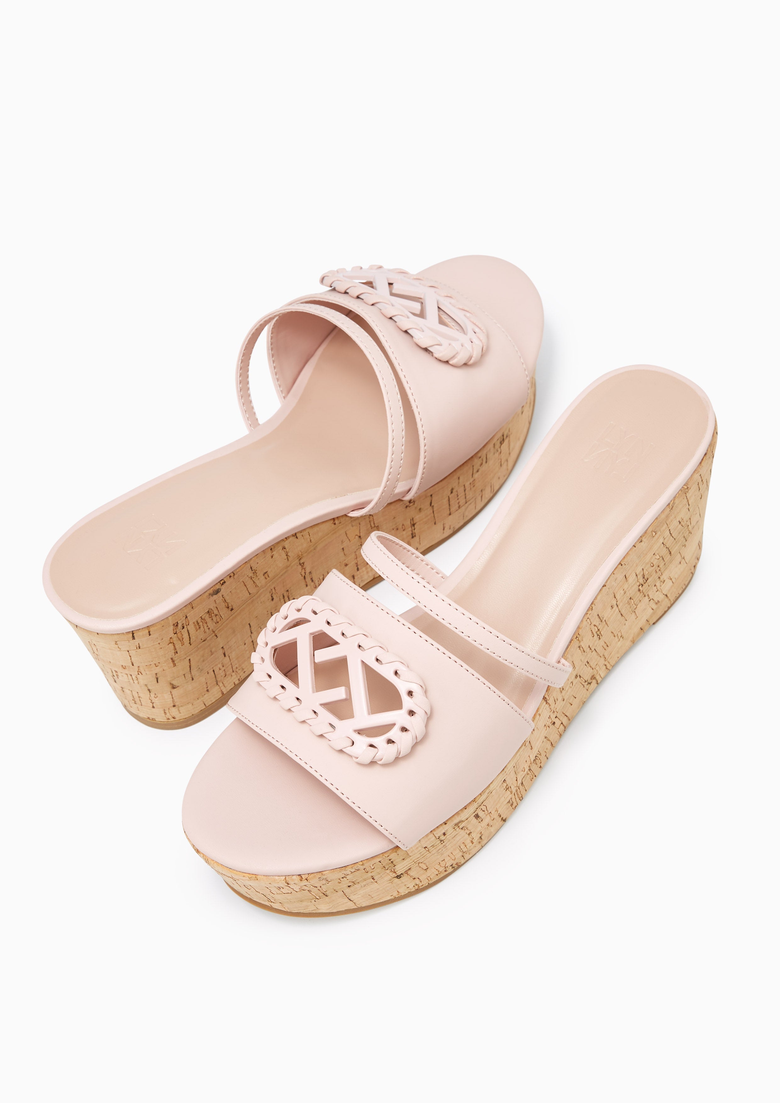 Lili Wedge Sandals Pink - Lyn TH