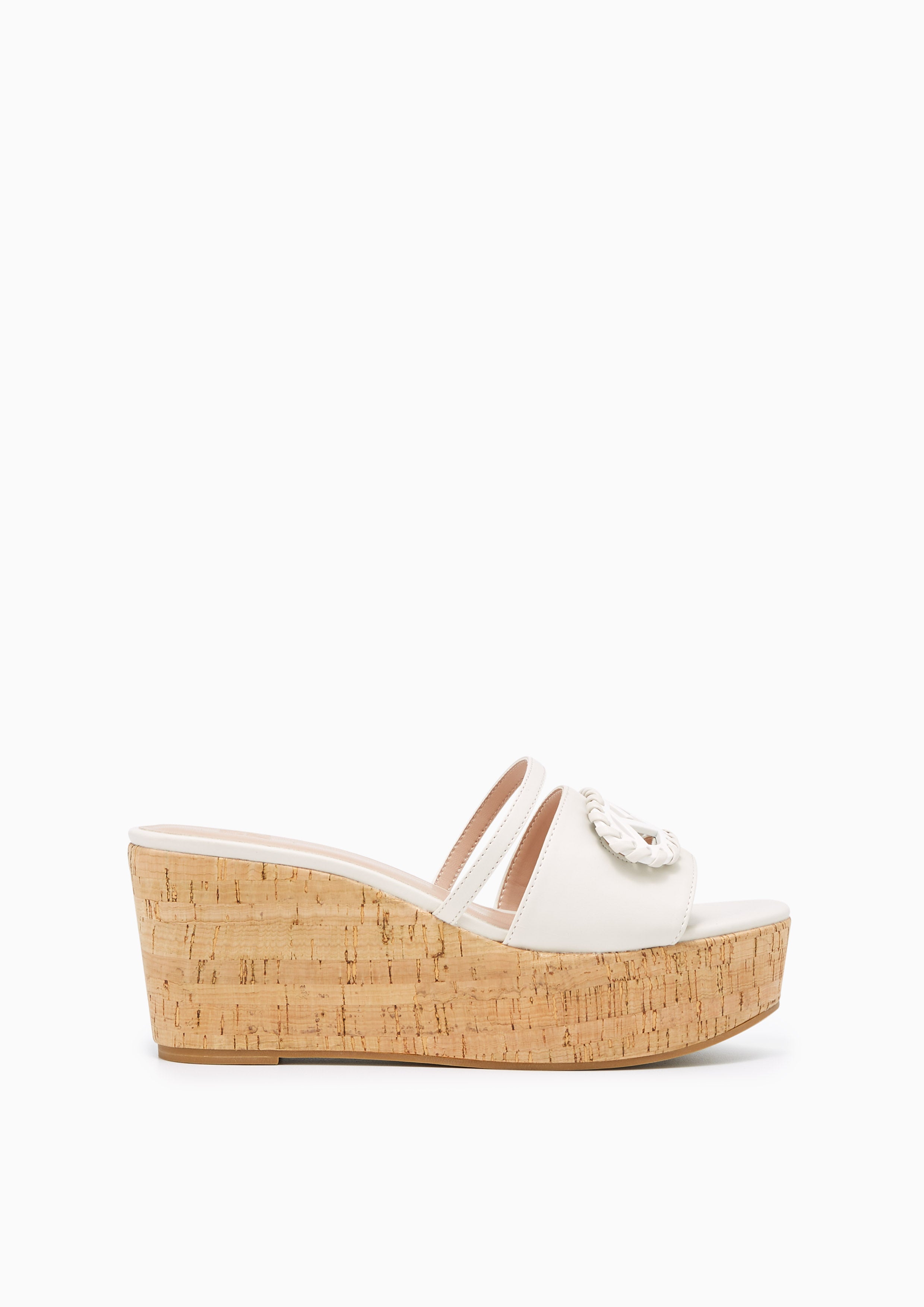 Lili Wedge Sandals Ivory - Lyn TH