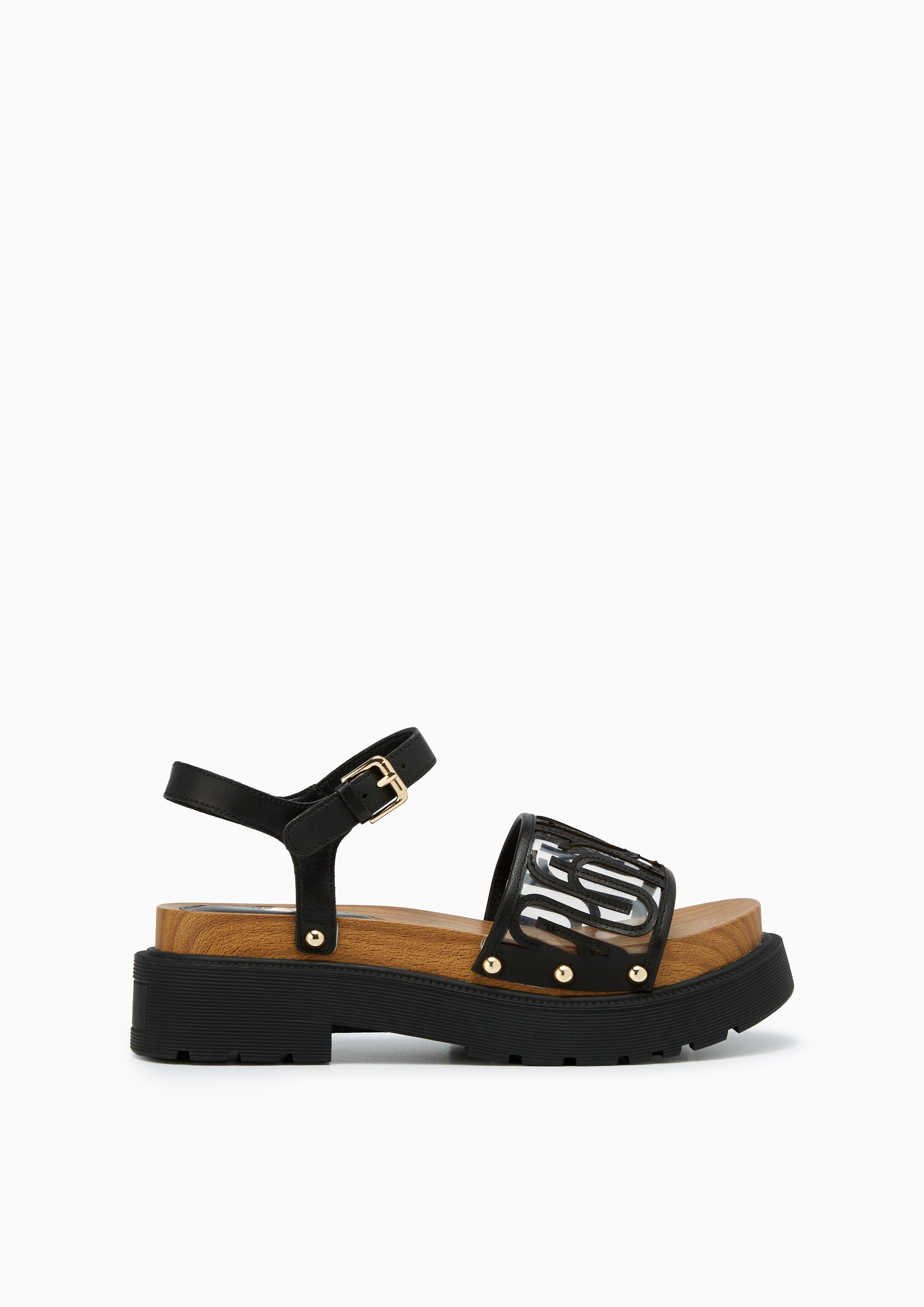 Sonya Platform Wedges Black - Lyn TH