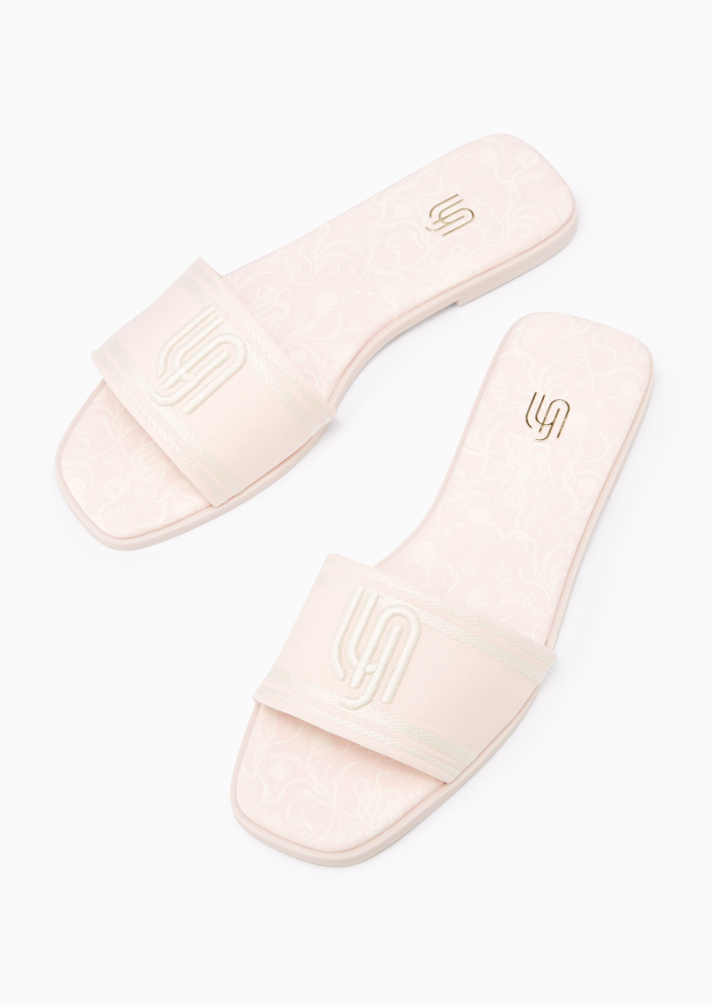 Maiden Flat Infinite Sandals Light Pink - Lyn TH