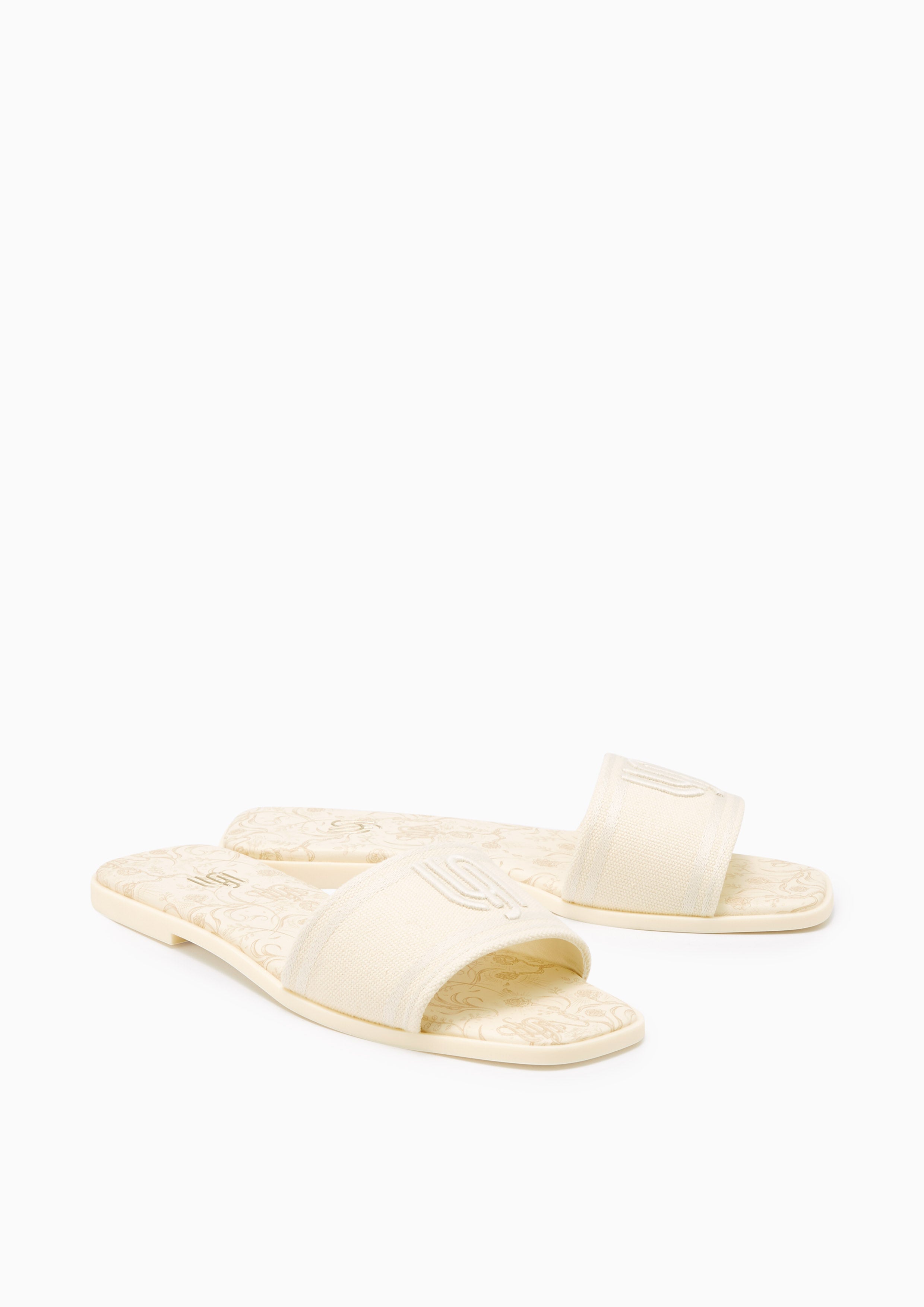 Maiden Flat Infinite Sandals Ivory - Lyn TH