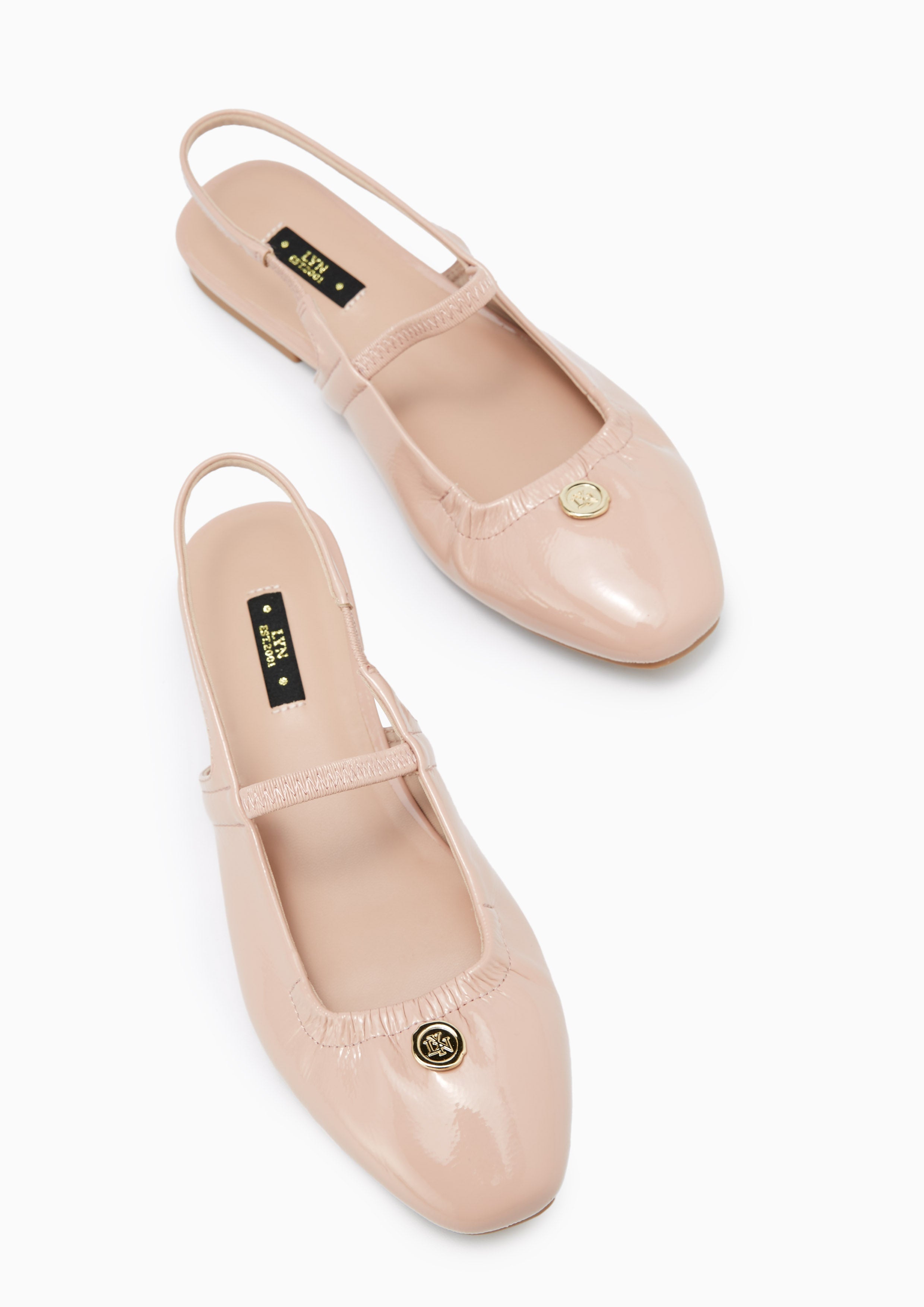 Norm Flat Slingbacks Pink - Lyn TH