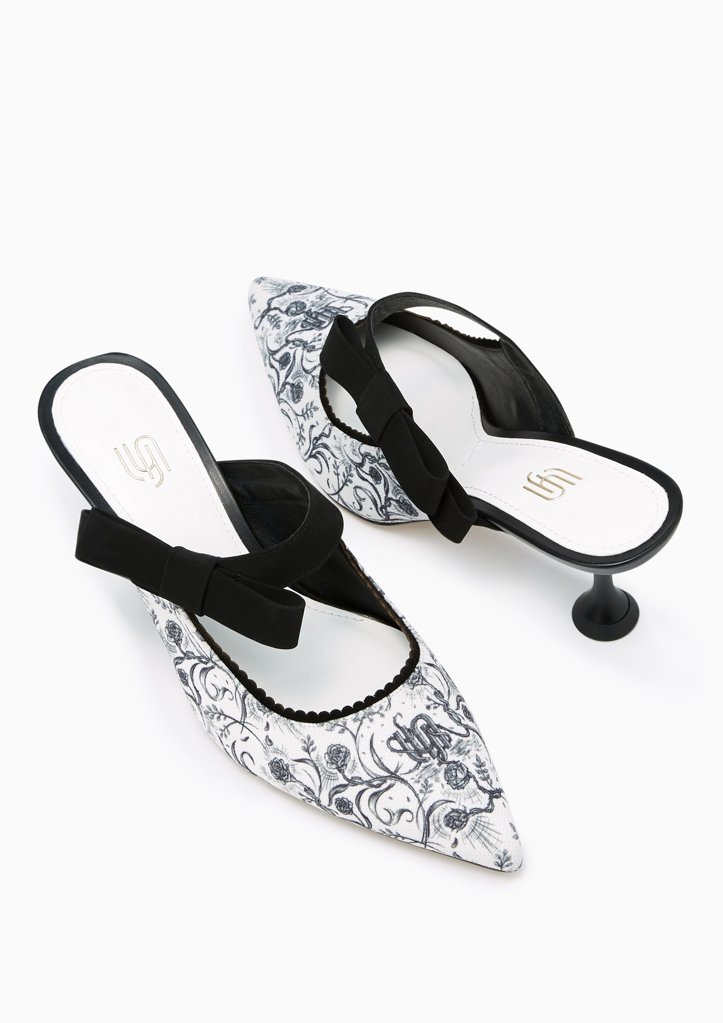 Maiden Infinite Sandals Printed Black - Lyn TH