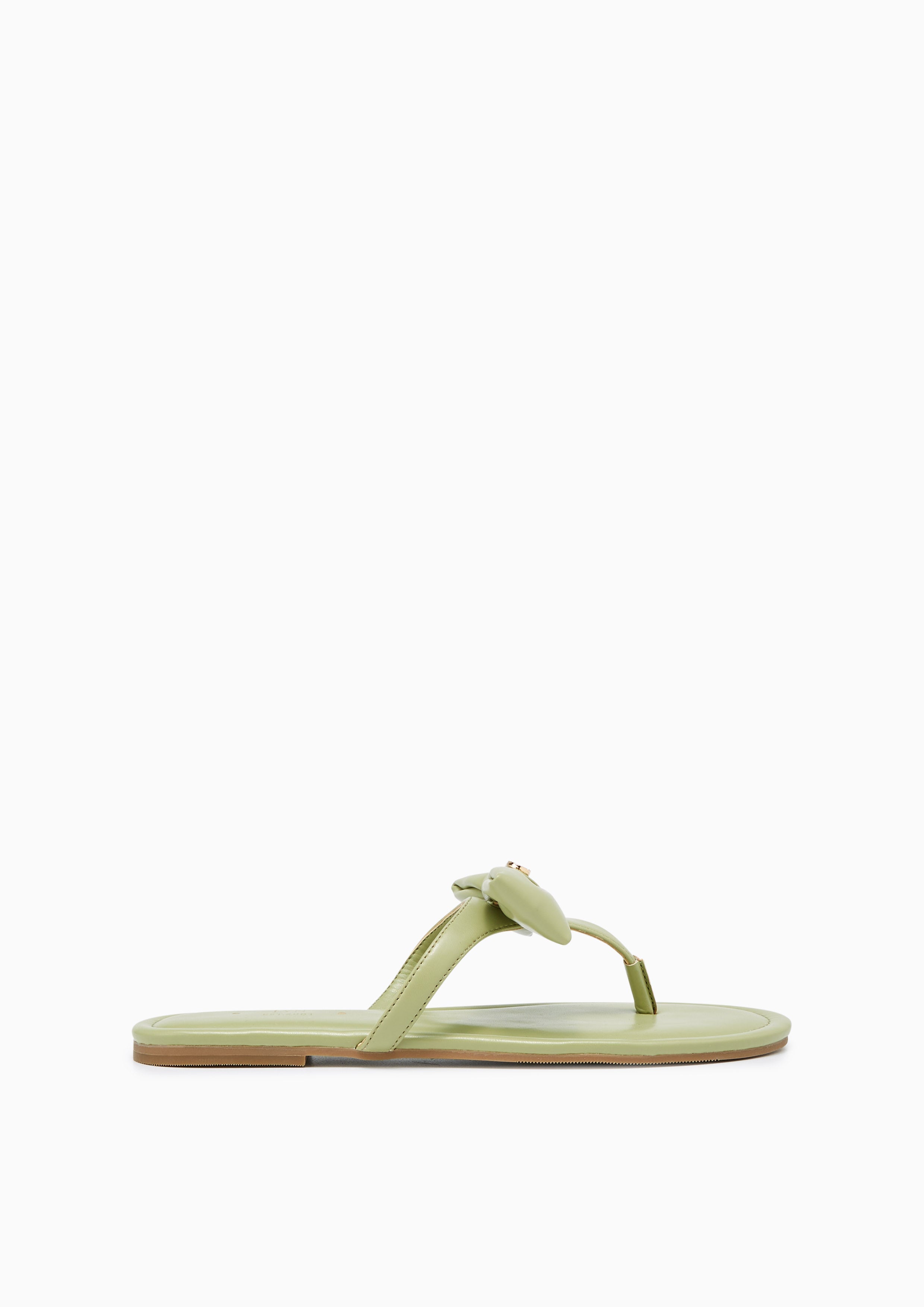 Ivy Flat Sandals Green - Lyn TH