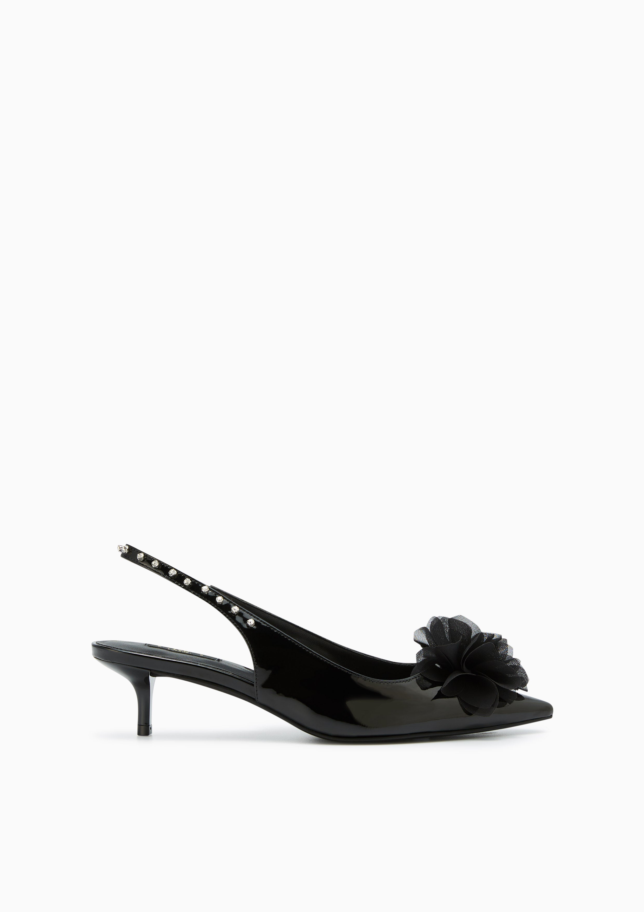 Barbie Heel Slingbacks Black