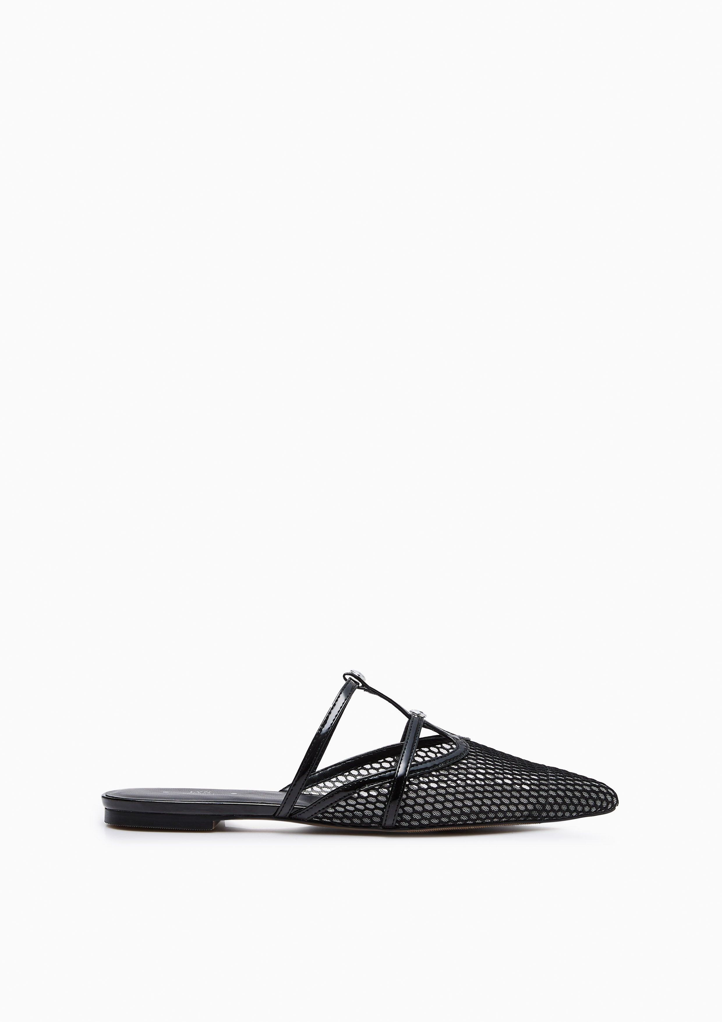 Semika Mesh Sandals Black - Lyn TH