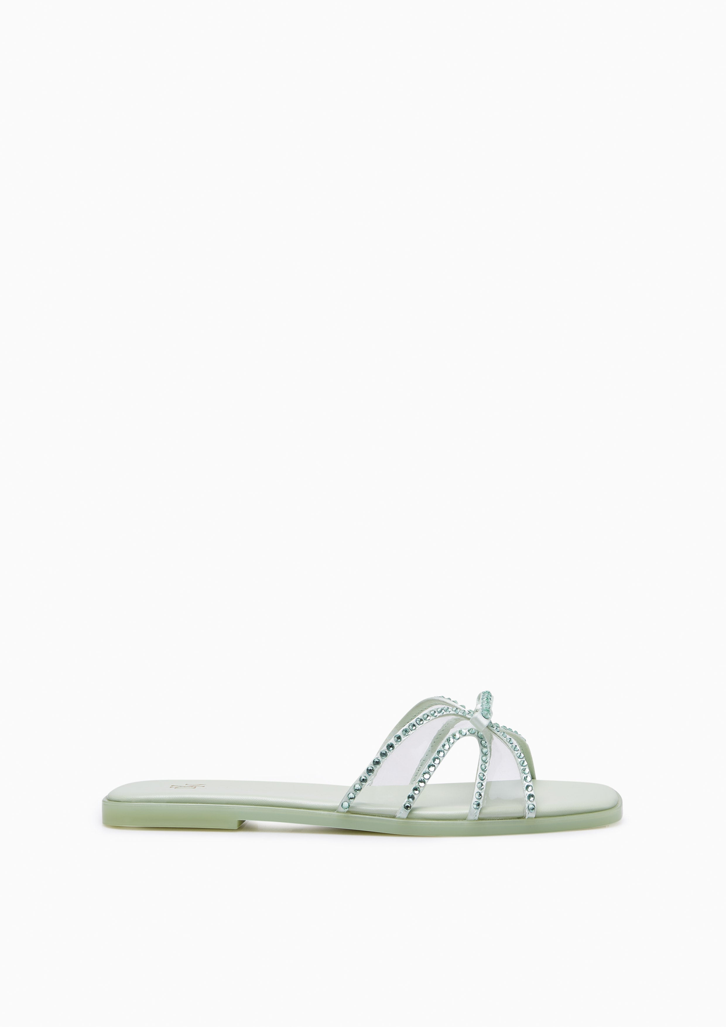 Spencer Flat Sandals Light Green - Lyn TH