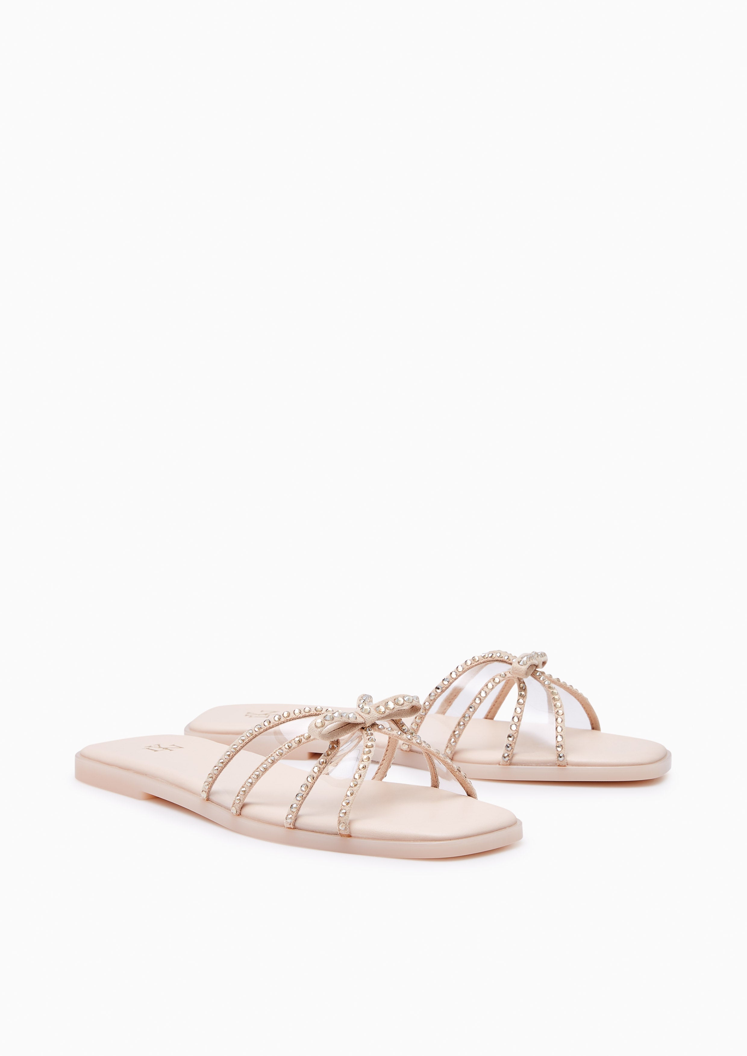 Spencer Flat Sandals Ivory - Lyn TH