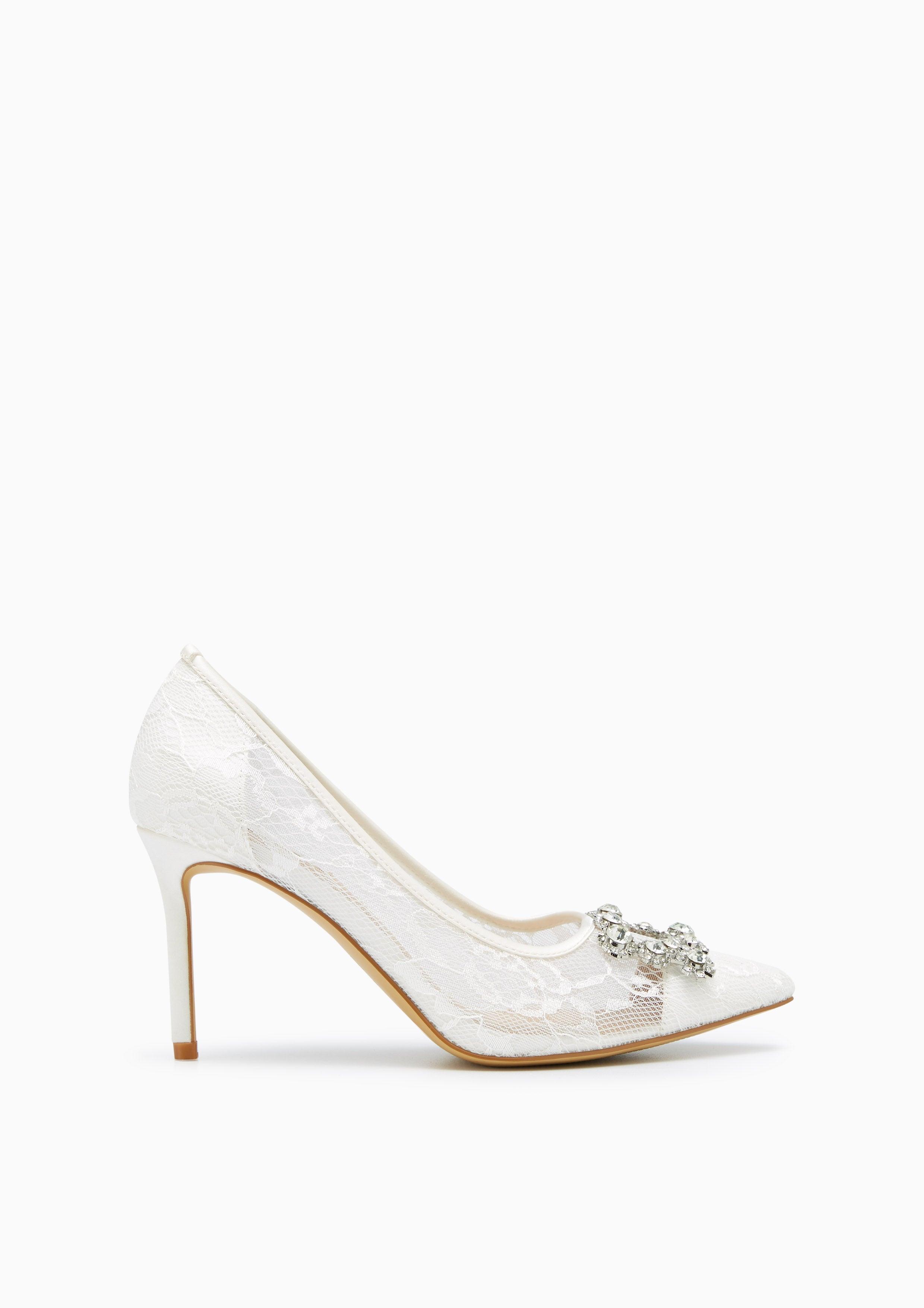 Bride To Be High Heels White