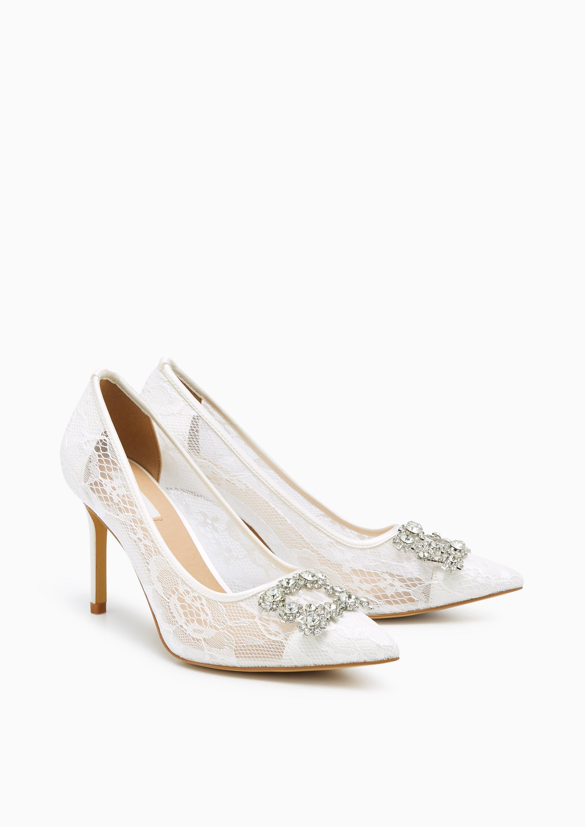 Bride To Be High Heels White