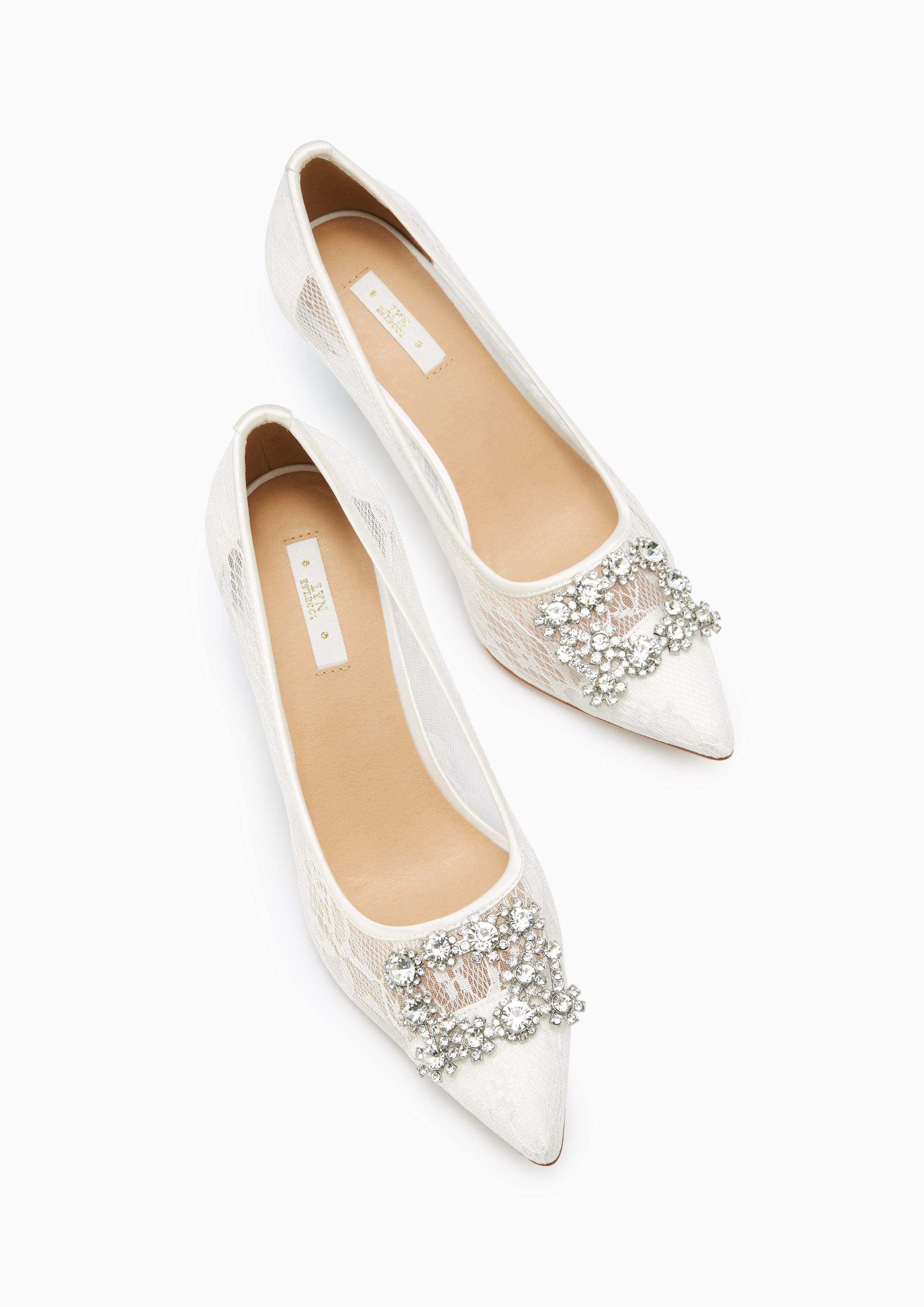 Bride To Be High Heels White