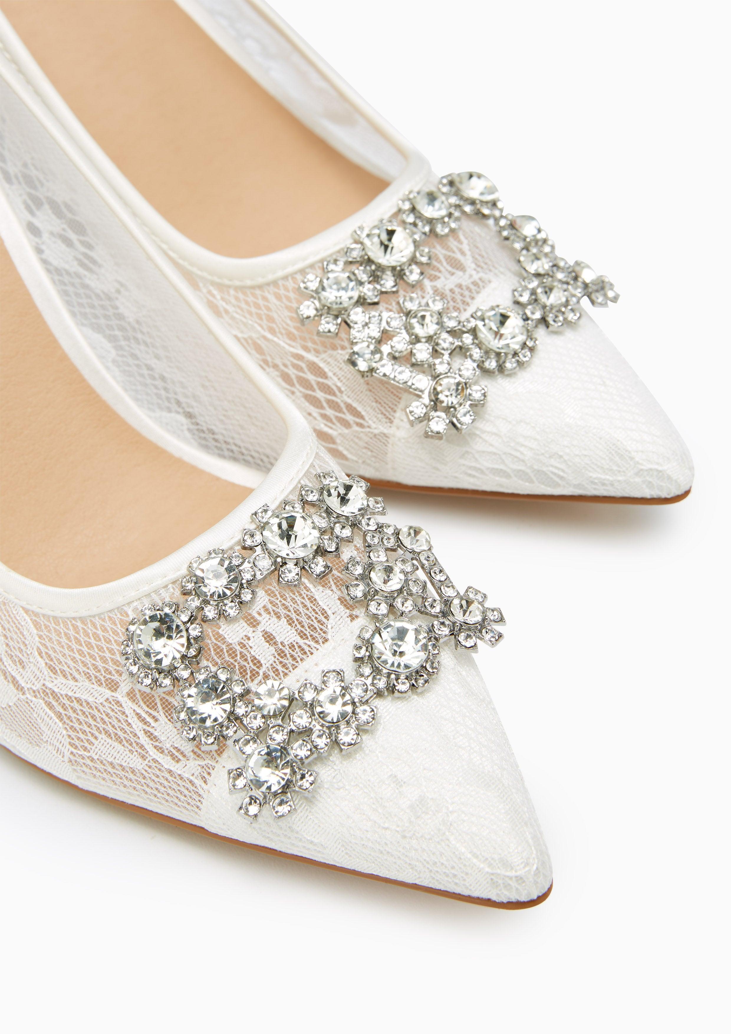 Bride To Be High Heels White