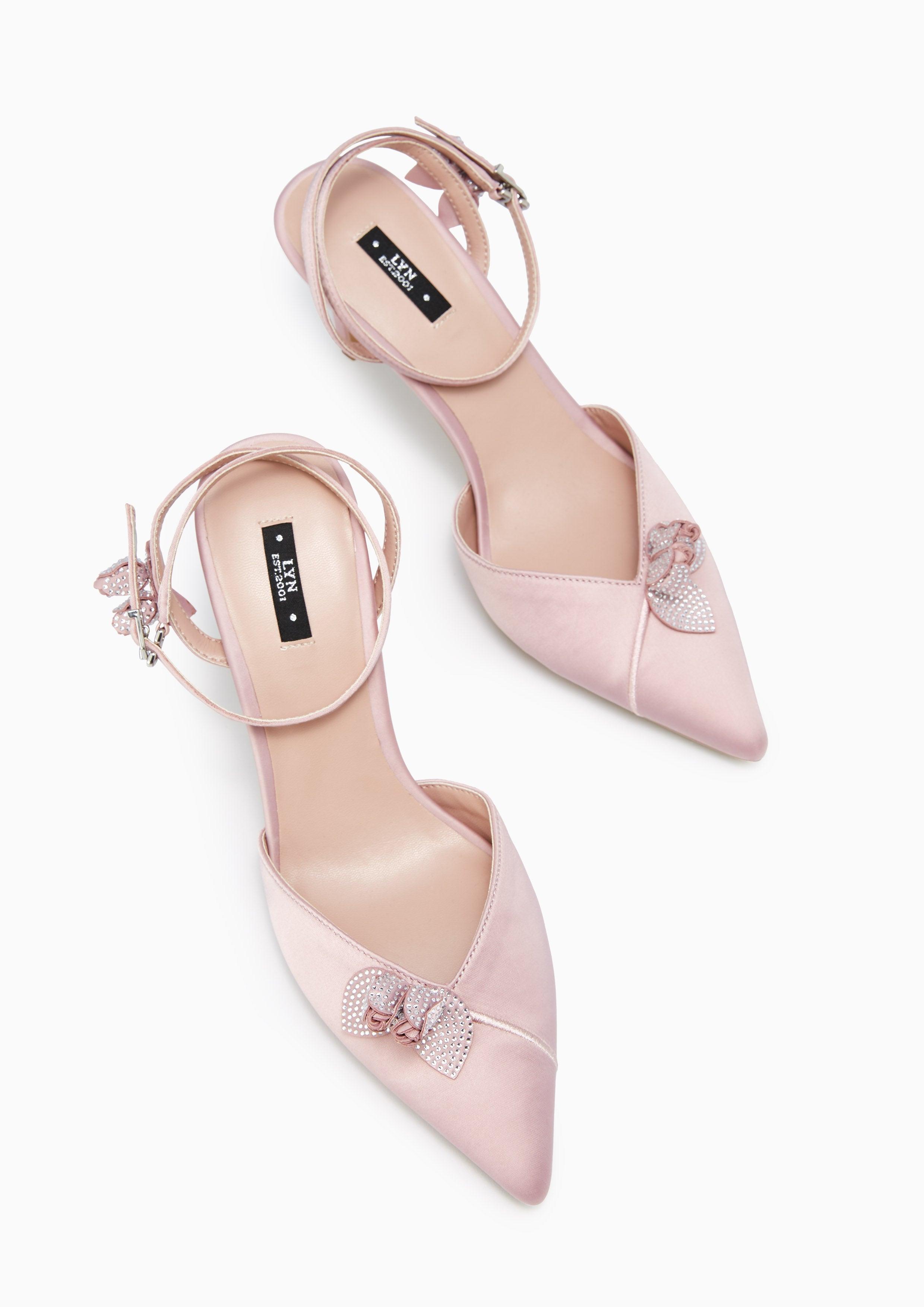 Party Rose Mid Heels Nude