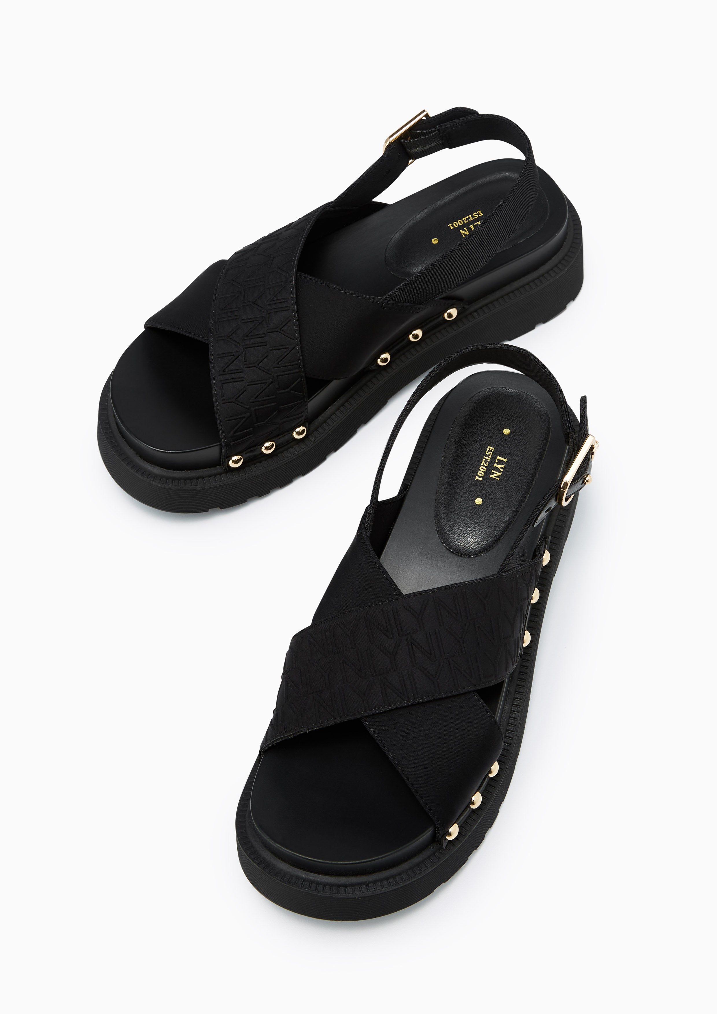 Sammy Sandals Black - Lyn TH